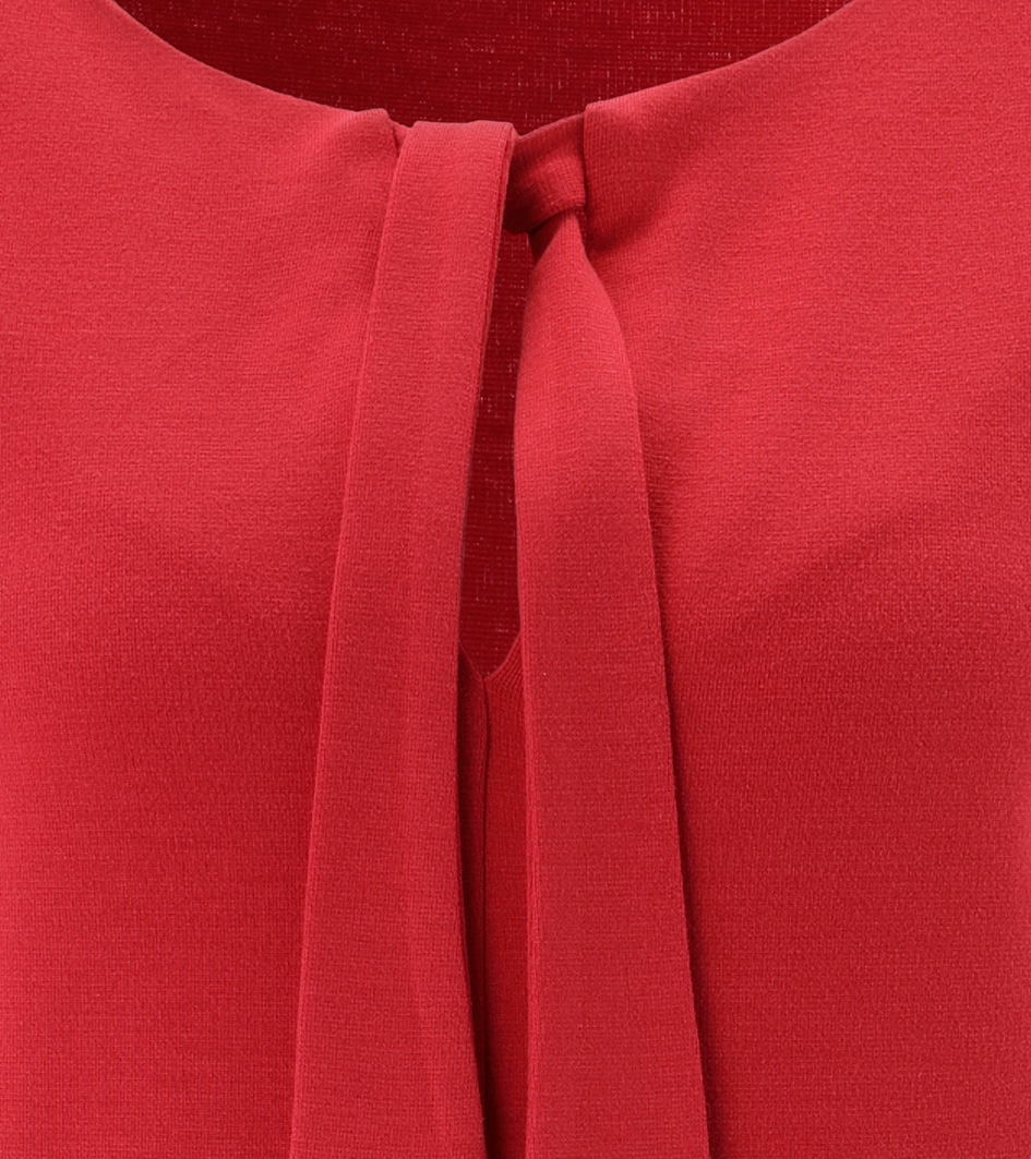 Aniston SELECTED Robe en jersey mit raffinierten Ausschnitt und Bindebänder - NEUE KOLLEKTION