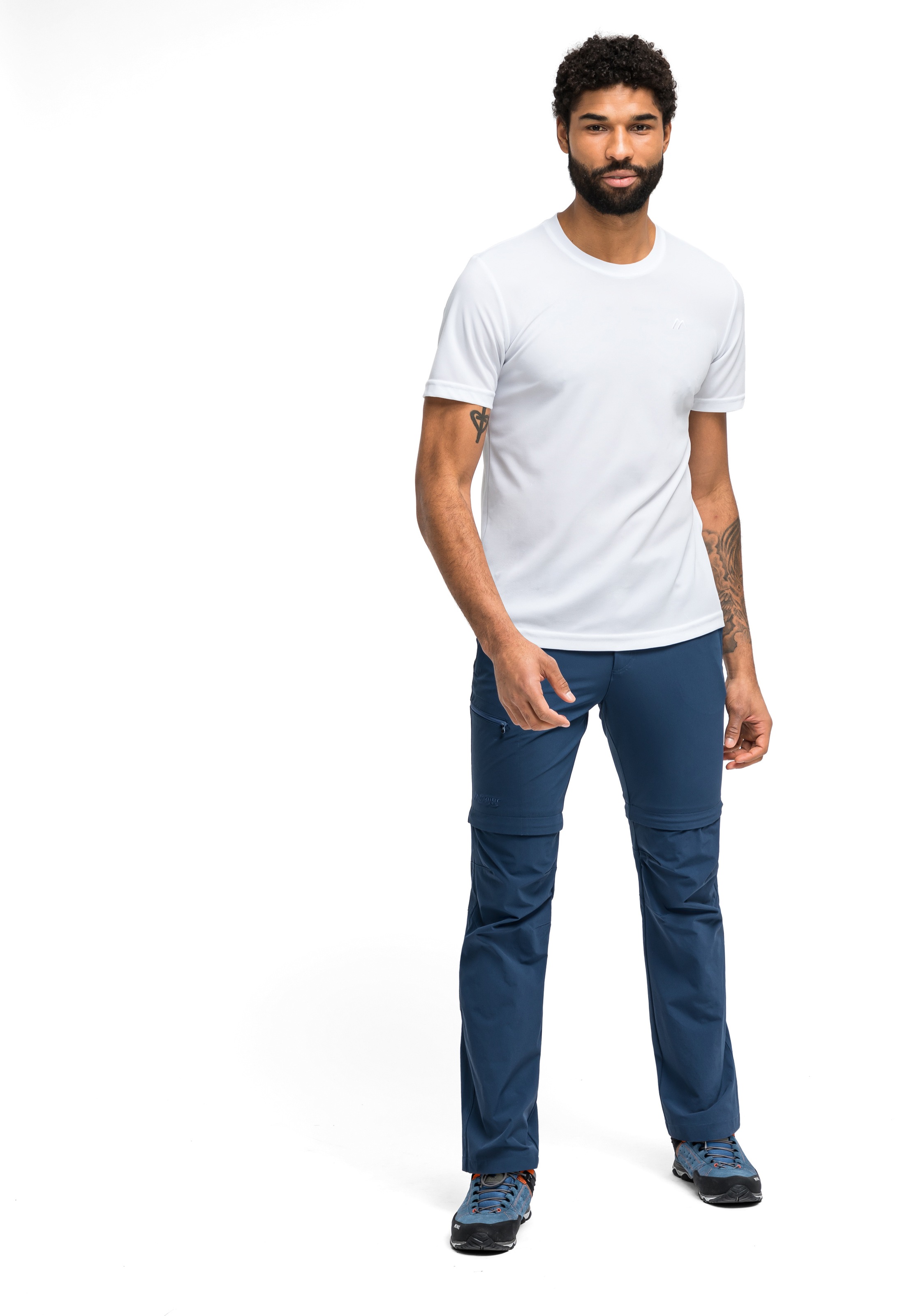 Maier Sports T-Shirt »Walter« Herren Kurzarmshirt, leichtes Sommer Funktionsshirt, Rundhals, Reg Fit