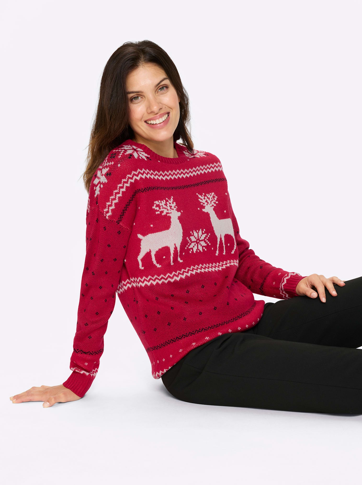 Classic Basics Pull en tricot »Langarm-Pullover«