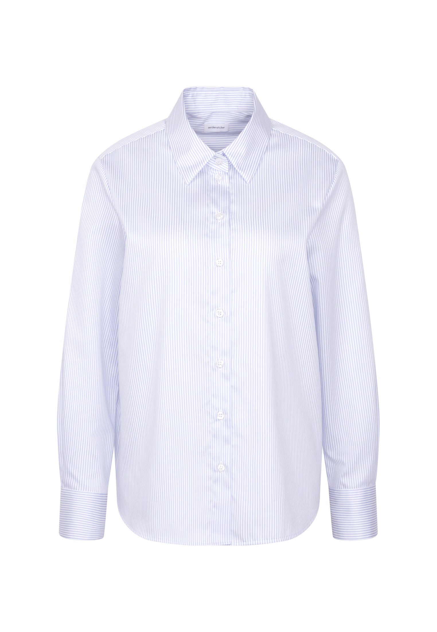 seidensticker Blouse chemise col 1/1 rayé