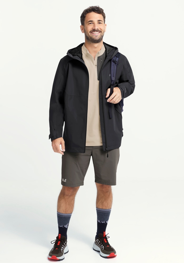 Jack Wolfskin Veste fonctionnelle »WILDBOUND 2L JKT M« Wasserdicht, atmungsaktiv, Übergangsjacke