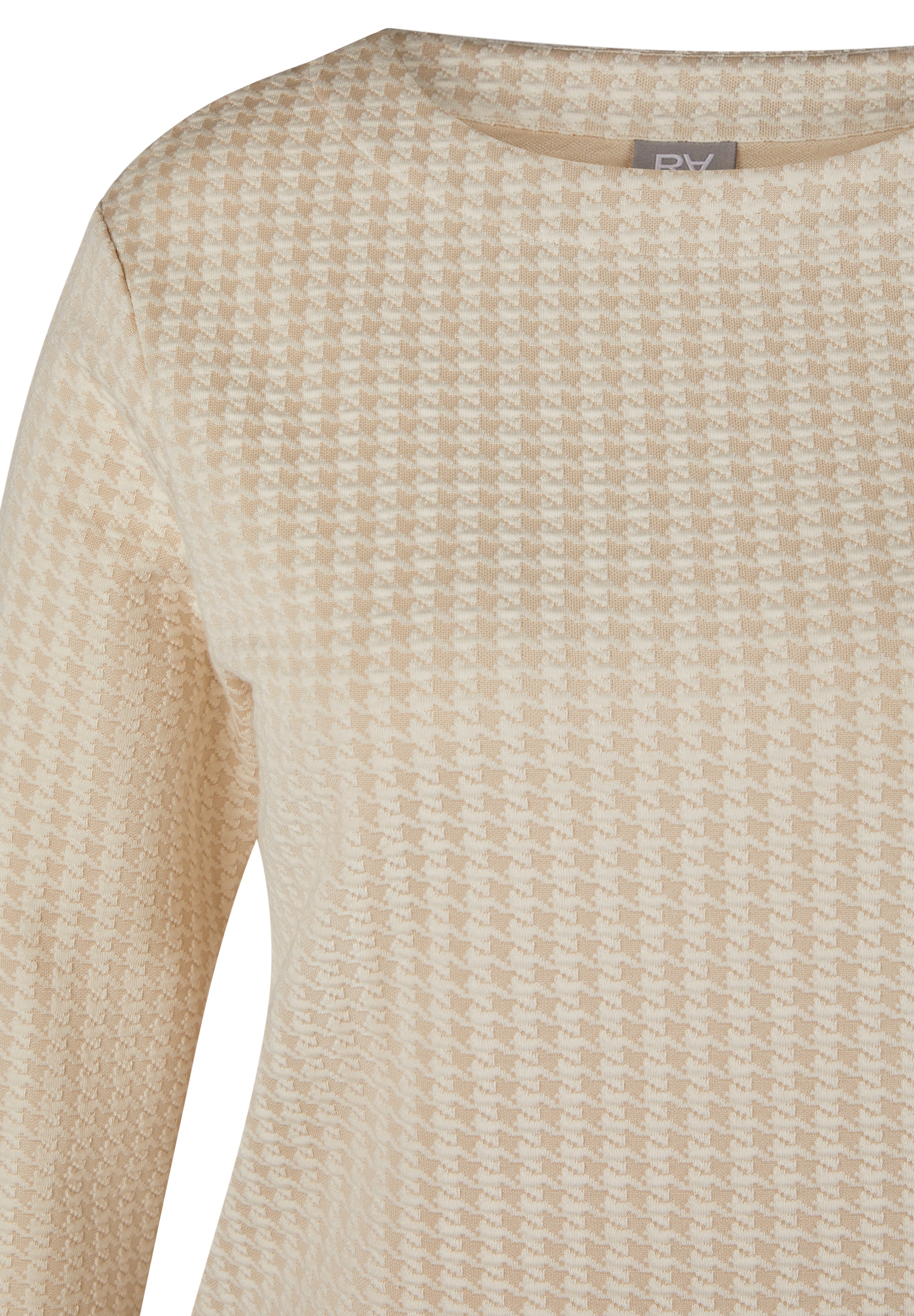 Rabe T-shirt à manches 3/4 mit grafischem Muster