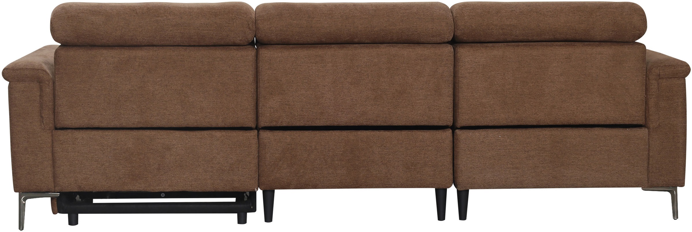 GOODproduct Canapé d'angle »LUND, L-Form, 261cm, man. o. elektr. Relaxfunktion (mit USB-A)« und Kopfteilverstellung