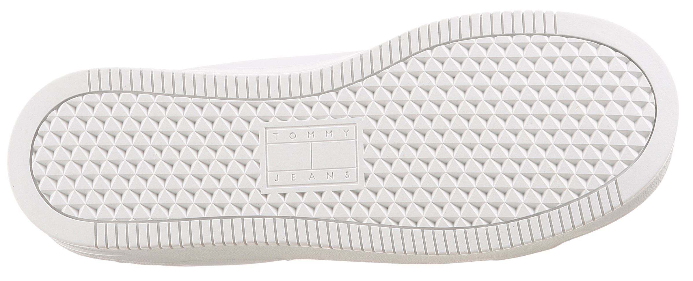 Tommy Jeans Baskets à plateforme »TJW FLATFORM SNEAKER«  , Freizeitschuh, Halbschuh, Schnürschuh mit Schaftrandpolsterung