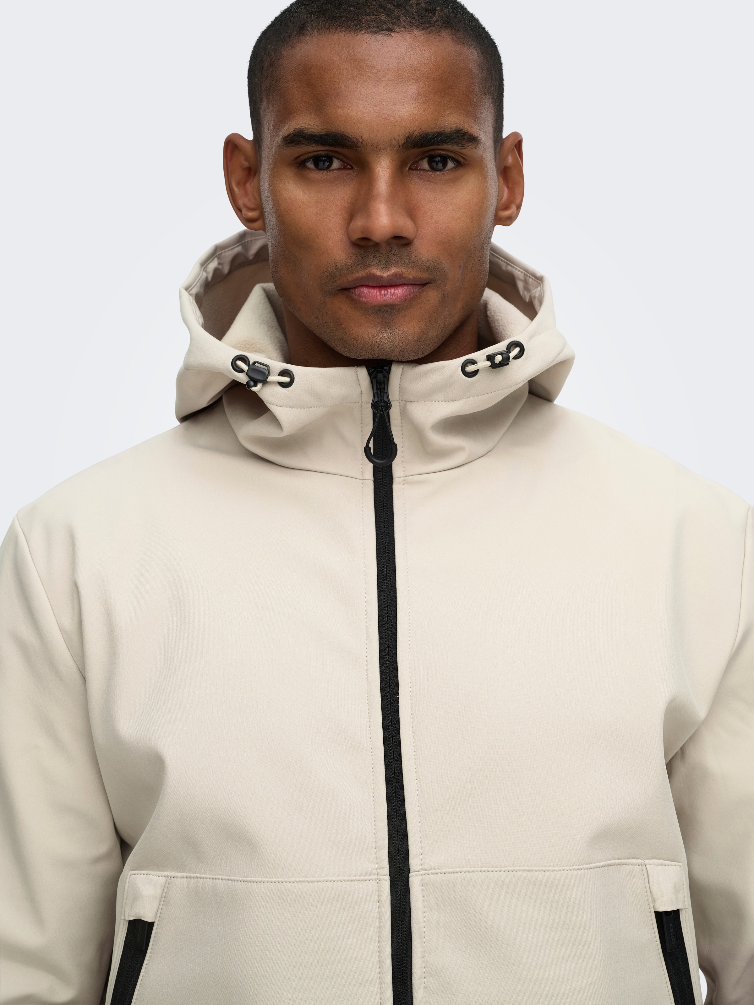 ONLY & SONS Veste softshell »ONSBOWIE SOFTSHELL BOMBER NOOS« avec capuche