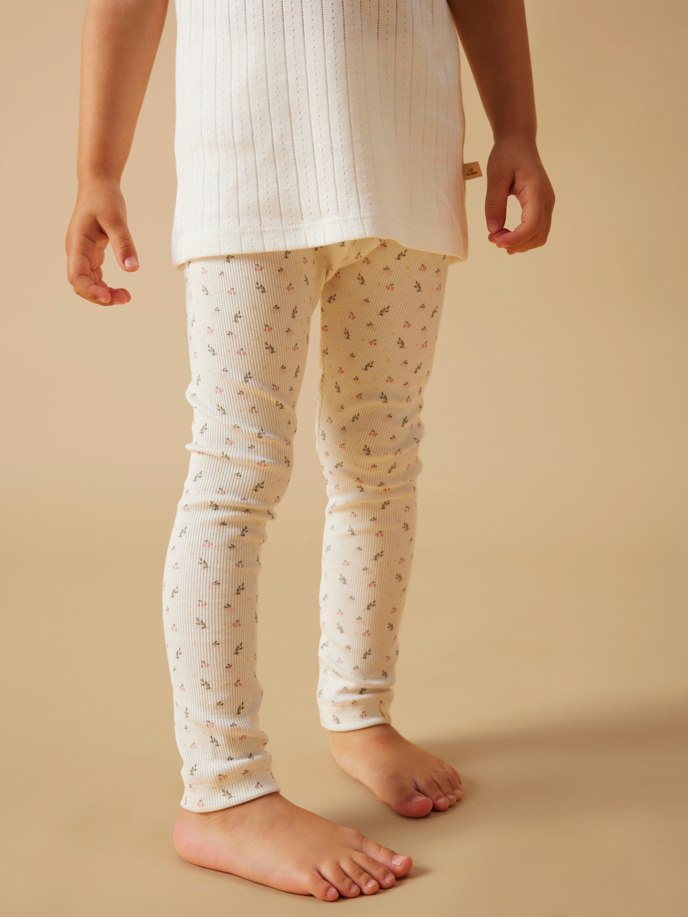 Lil' Atelier Leggings »NMFGAGO SLIM LEGGING LIL NOOS«  jersey côtelé doux
