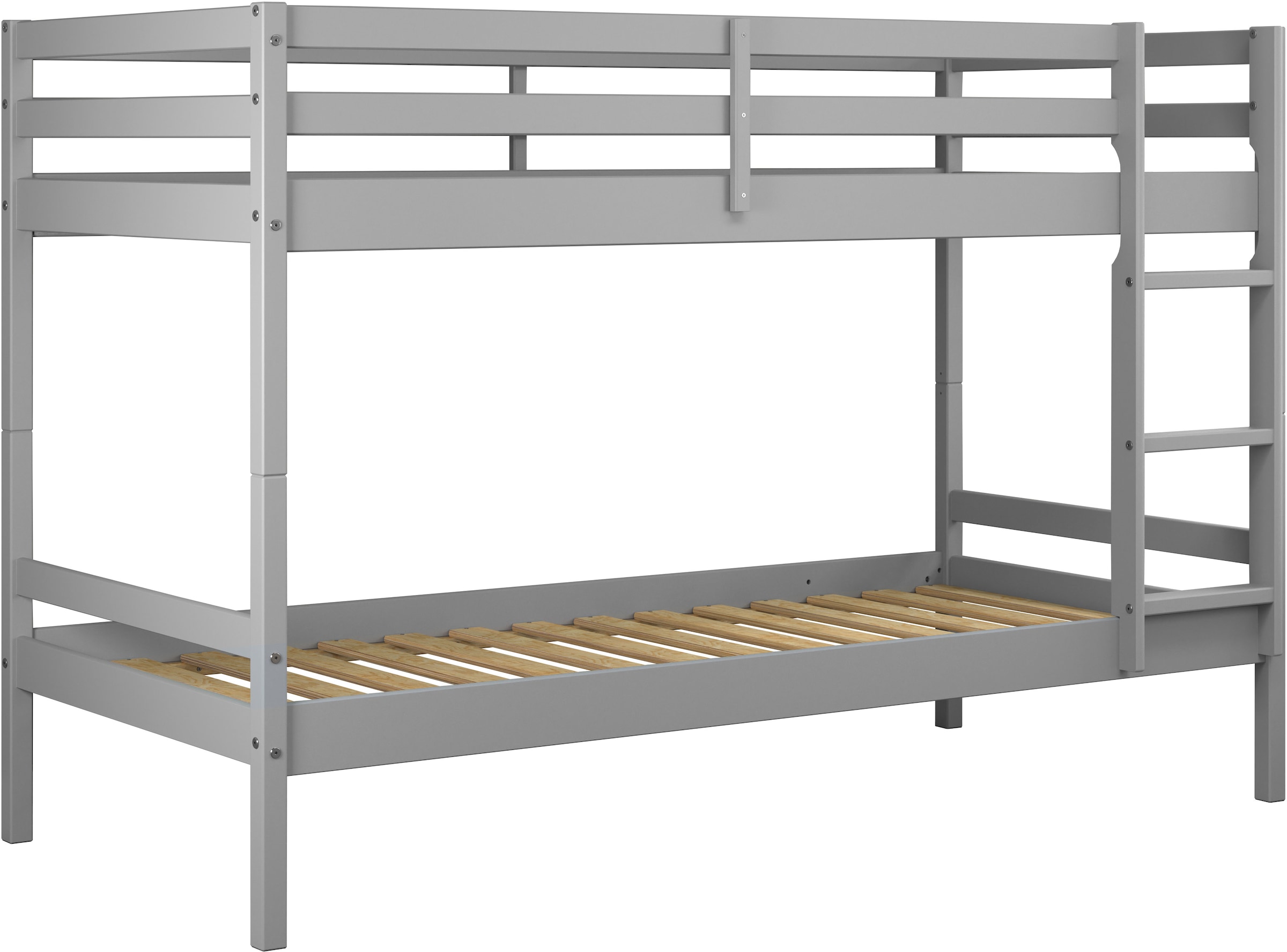 Lüttenhütt Etagenbett »Mora Bett Kinderbett Leiterbett Stockbett Holzbett Bestseller« 1 Stk. tlg. Teilbares Etagenbett aus Massivholz - (B/T/H): 100/208/140 cm Hochbett