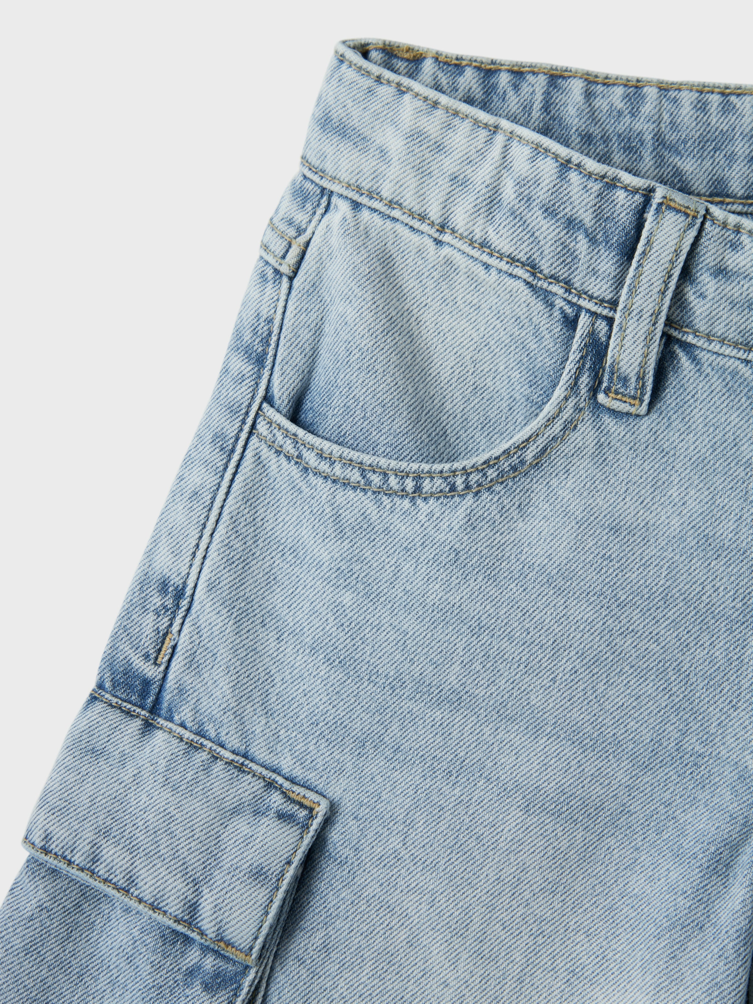 Name It Weite Jeans »NKFBELLA WIDE CARGO JEANS 8772-BE NOOS«