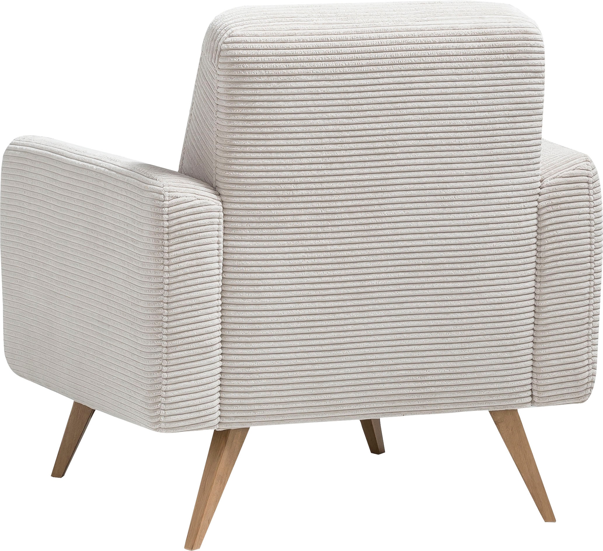 exxpo - sofa fashion Fauteuil »Samso, Loungesessel« élégant et confortable, housse en velours côtelé actuelle