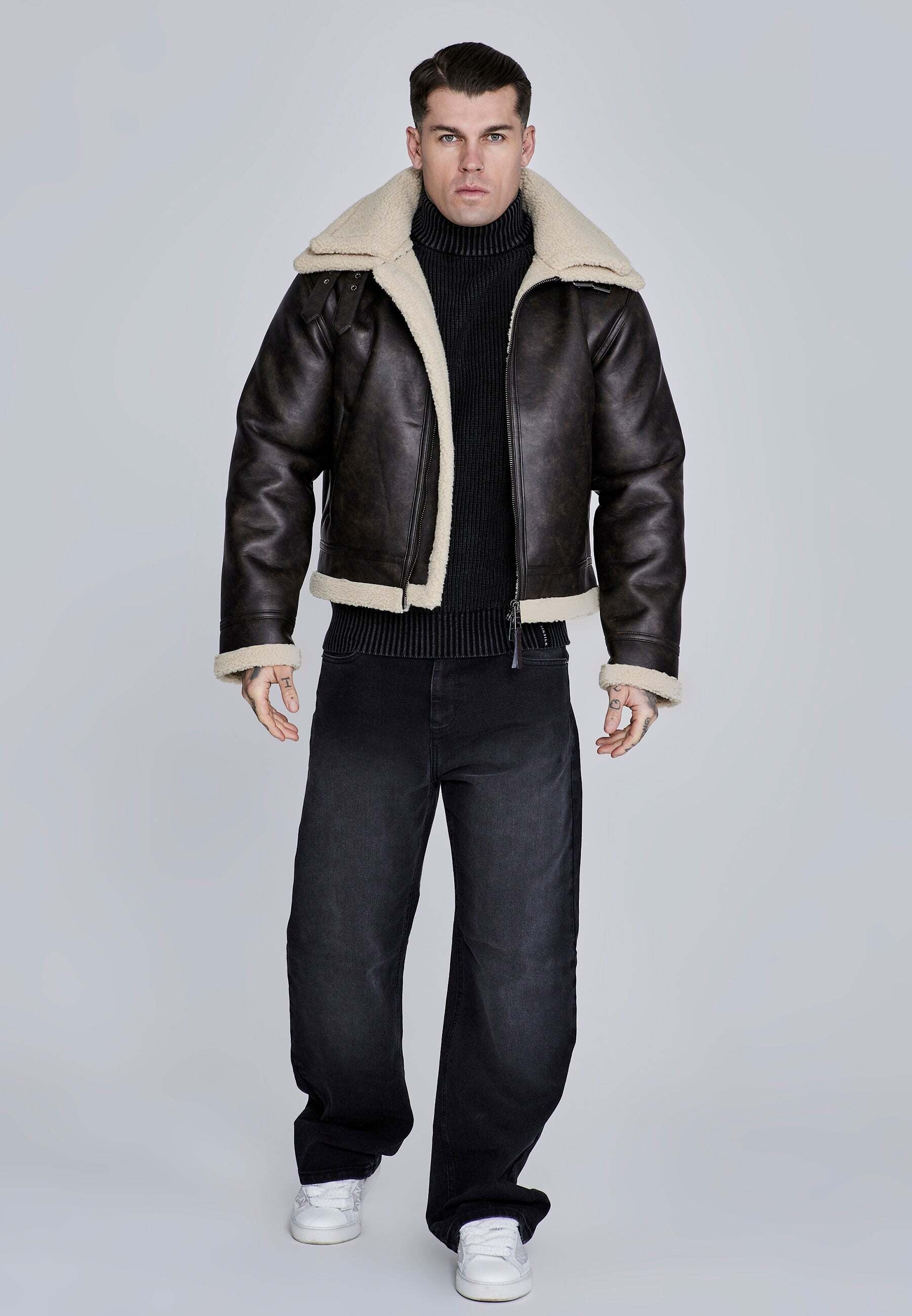 Siksilk Kurzjacke »Siksilk Jacke Aviator Jacket«