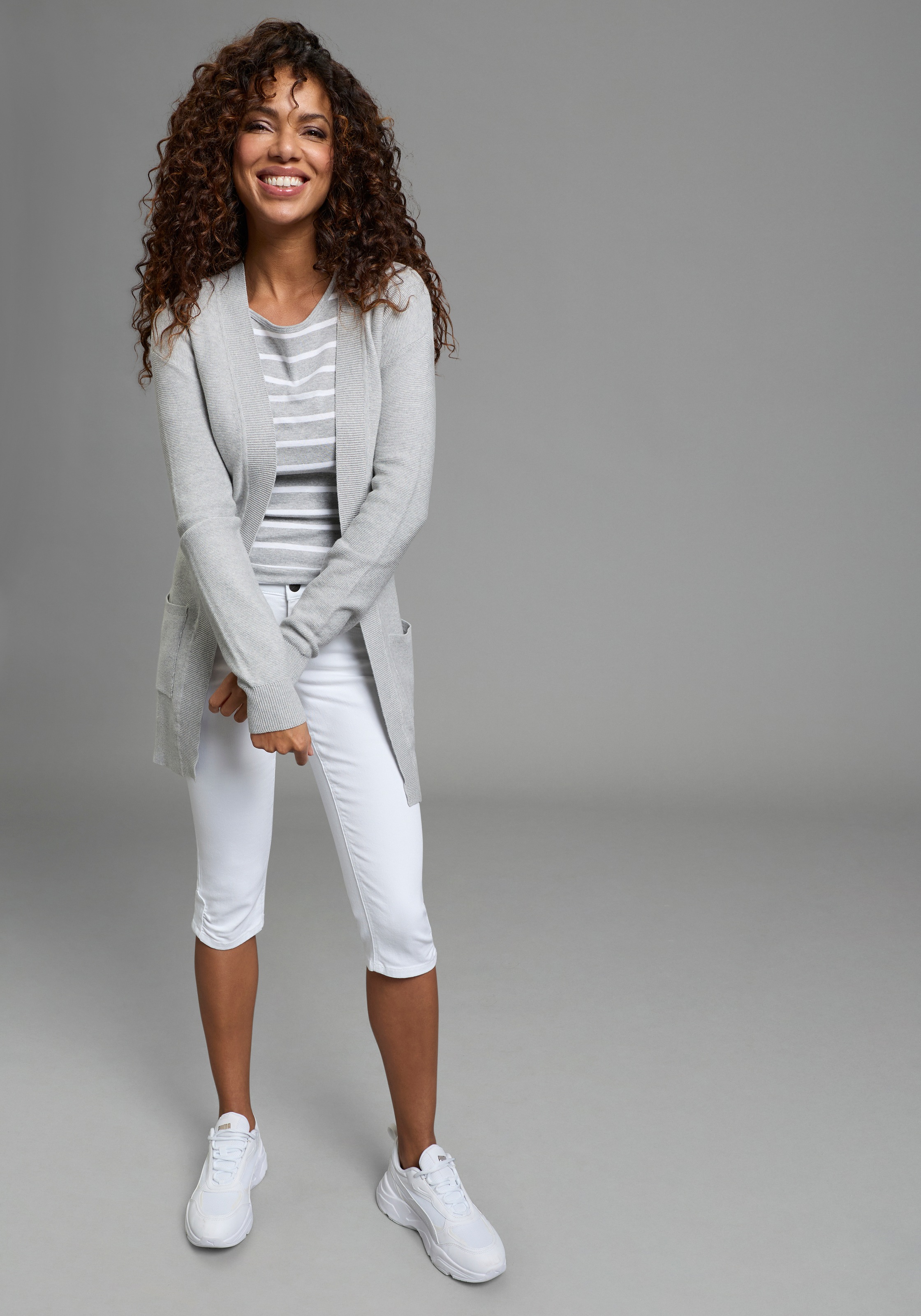 Arizona Caprijeans Skinny Fit, 3/4-Länge, mit Eingrifftaschen und Gesässtaschen