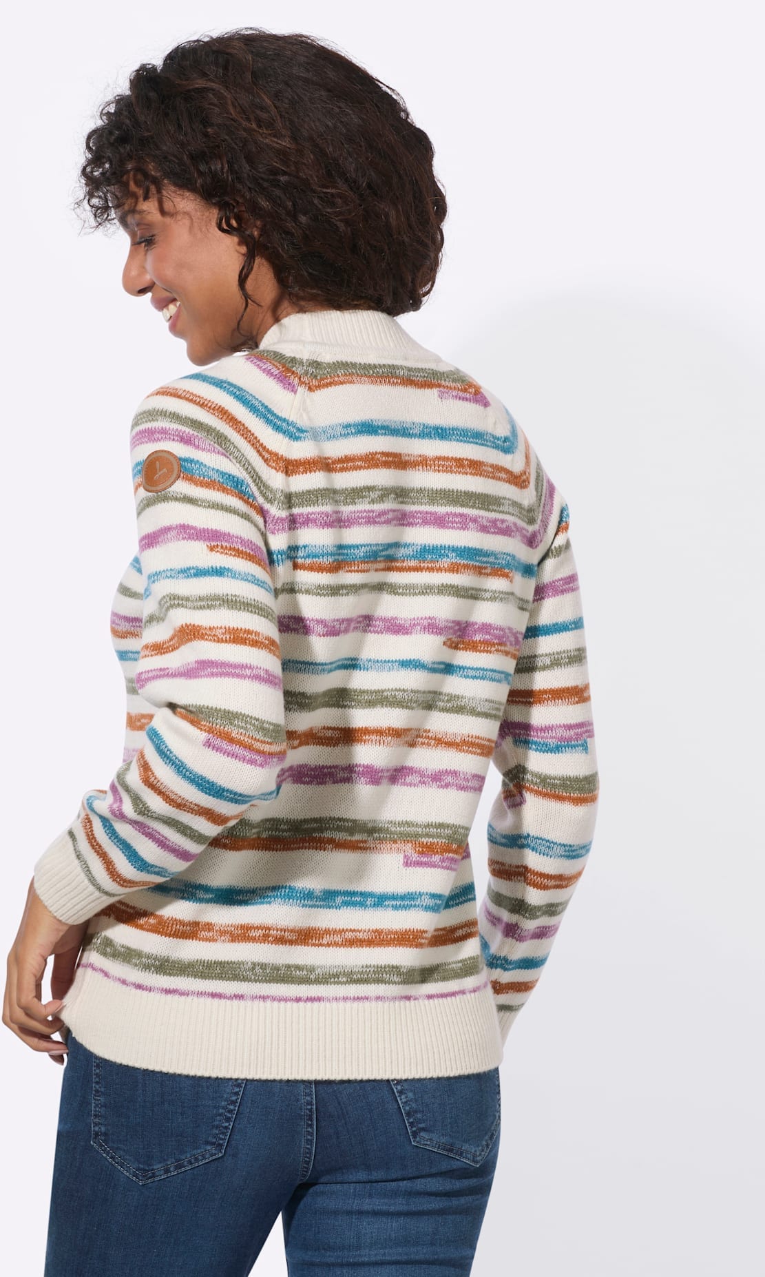 Casual Looks Pull à col montant »Langarm-Pullover«
