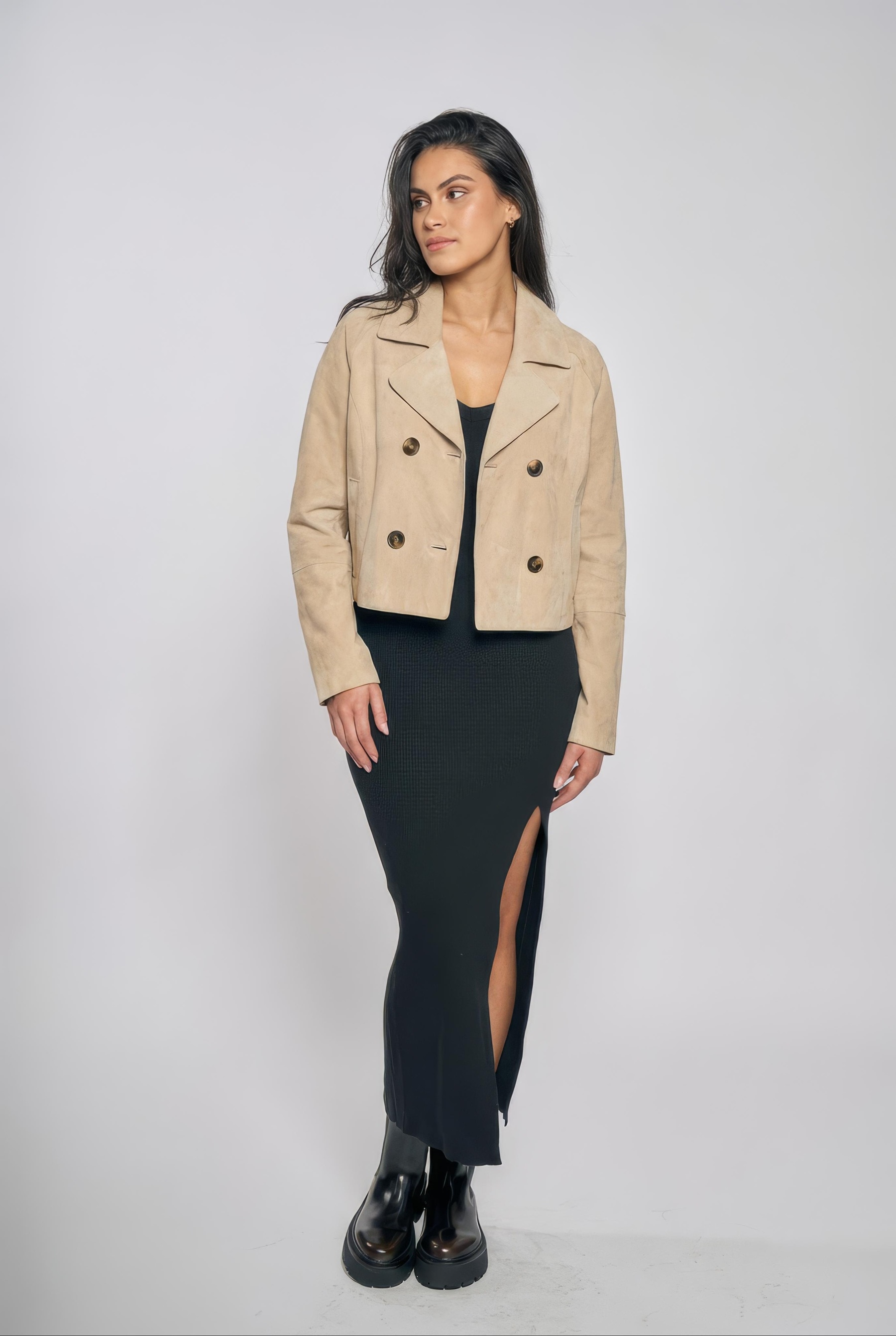 Freaky Nation Veste en cuir »Lederjacke-FN«