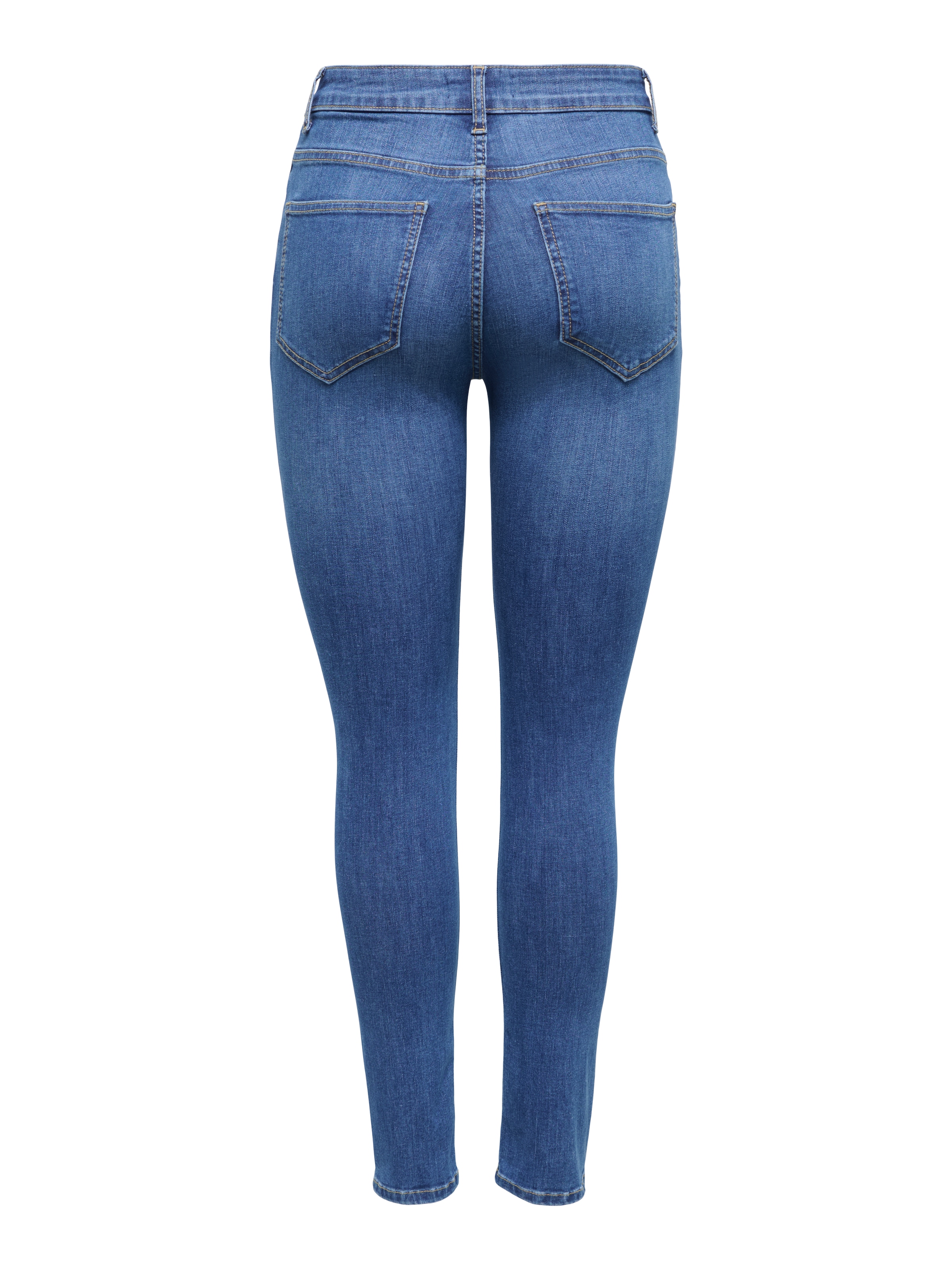ONLY Skinny-fit-Jeans »ONLLILO HW SKINNY ANK DNM AZG BF« Baumwollmischung