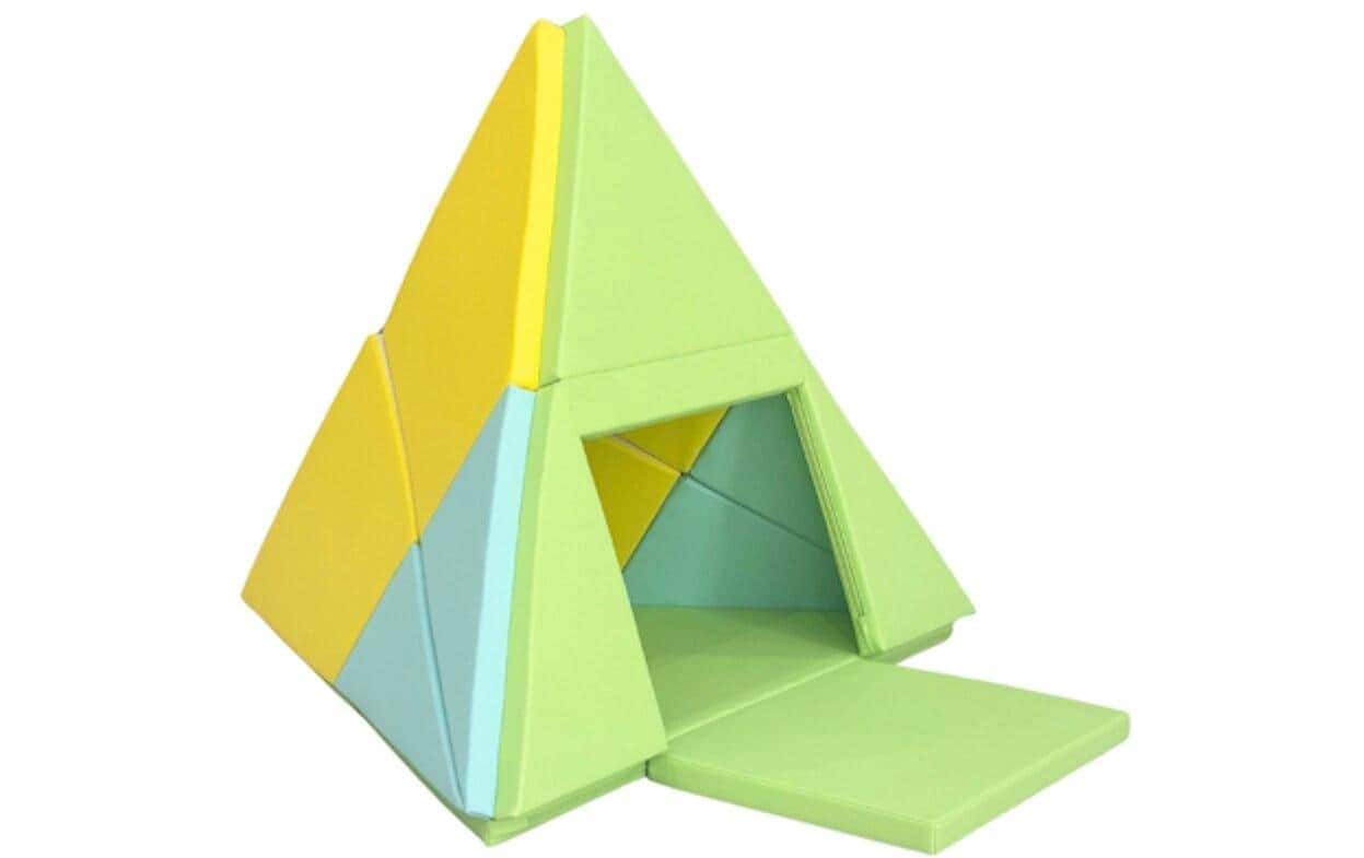 alldoro Spielmatte »3-in-1 faltbar zu Tipi-Zelt und Boot 182 x 105 cm«
