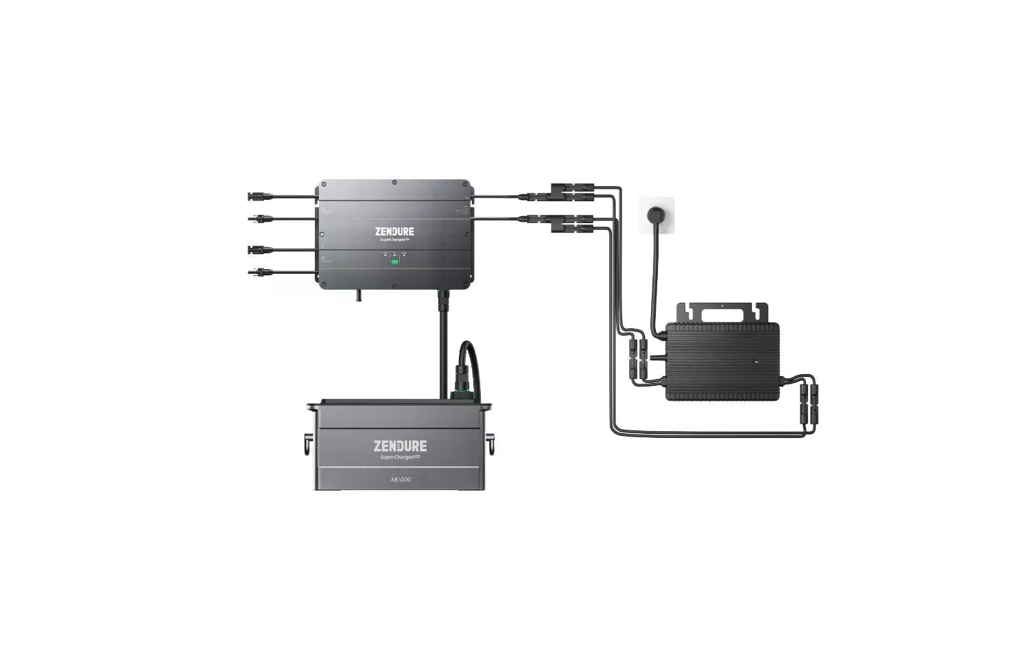 Zendure Élément de commande smart home »Zendure ZDHUB2000« Ergänzung für Balkonkraftwerke