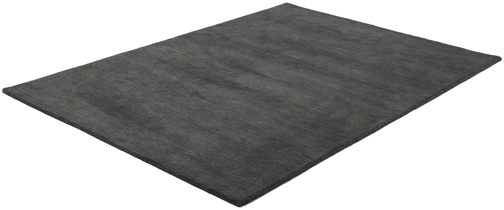 GOODproduct Wollteppich »Gabbo Natur, Handgefertigt, Teppich, reine Wolle, meliert« rechteckig 14 mm Höhe reine Wolle, Uni, Wohnzimmer, Schlafzimmer, Esszimmer