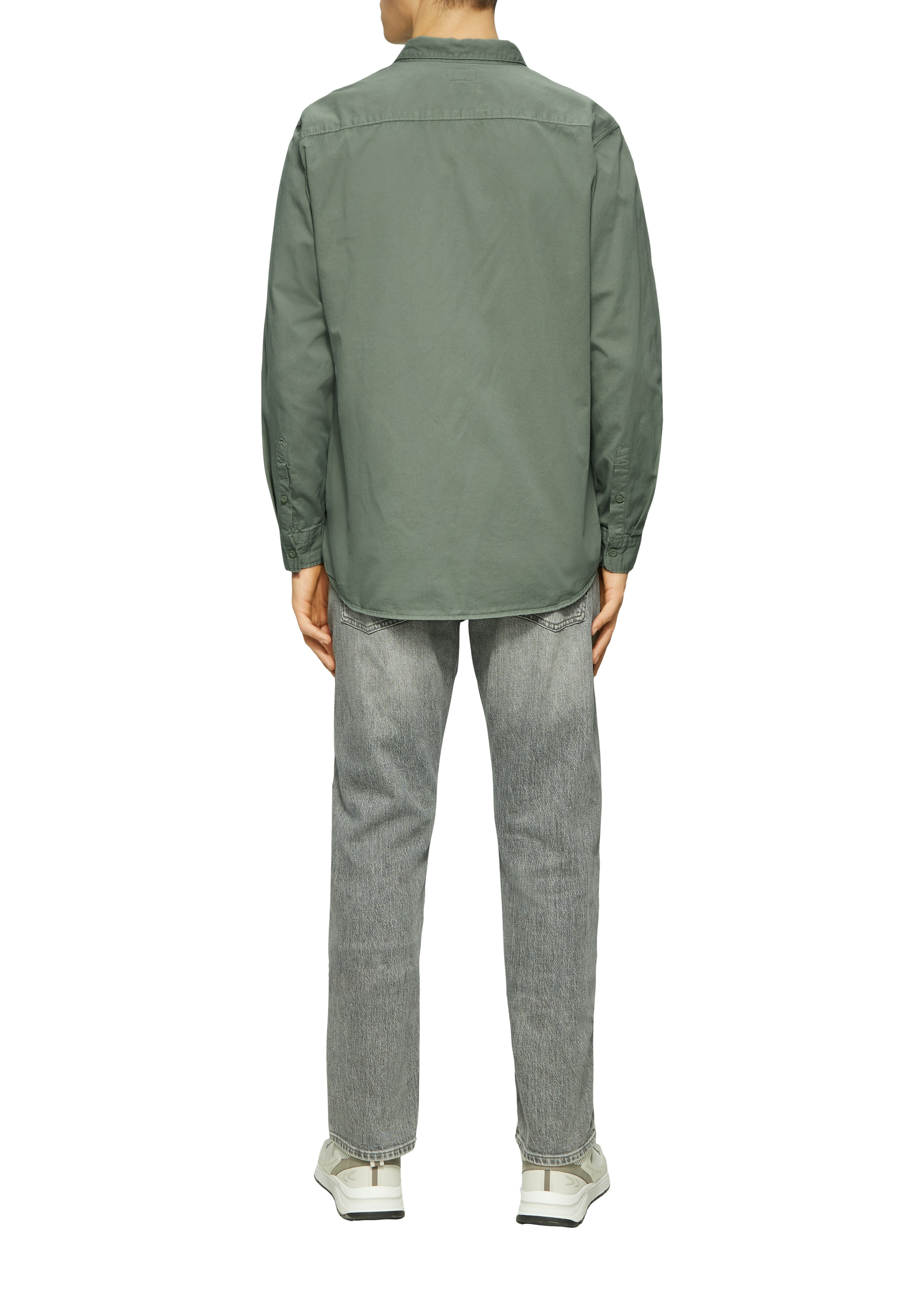 QS Langarmhemd mit Manschetten