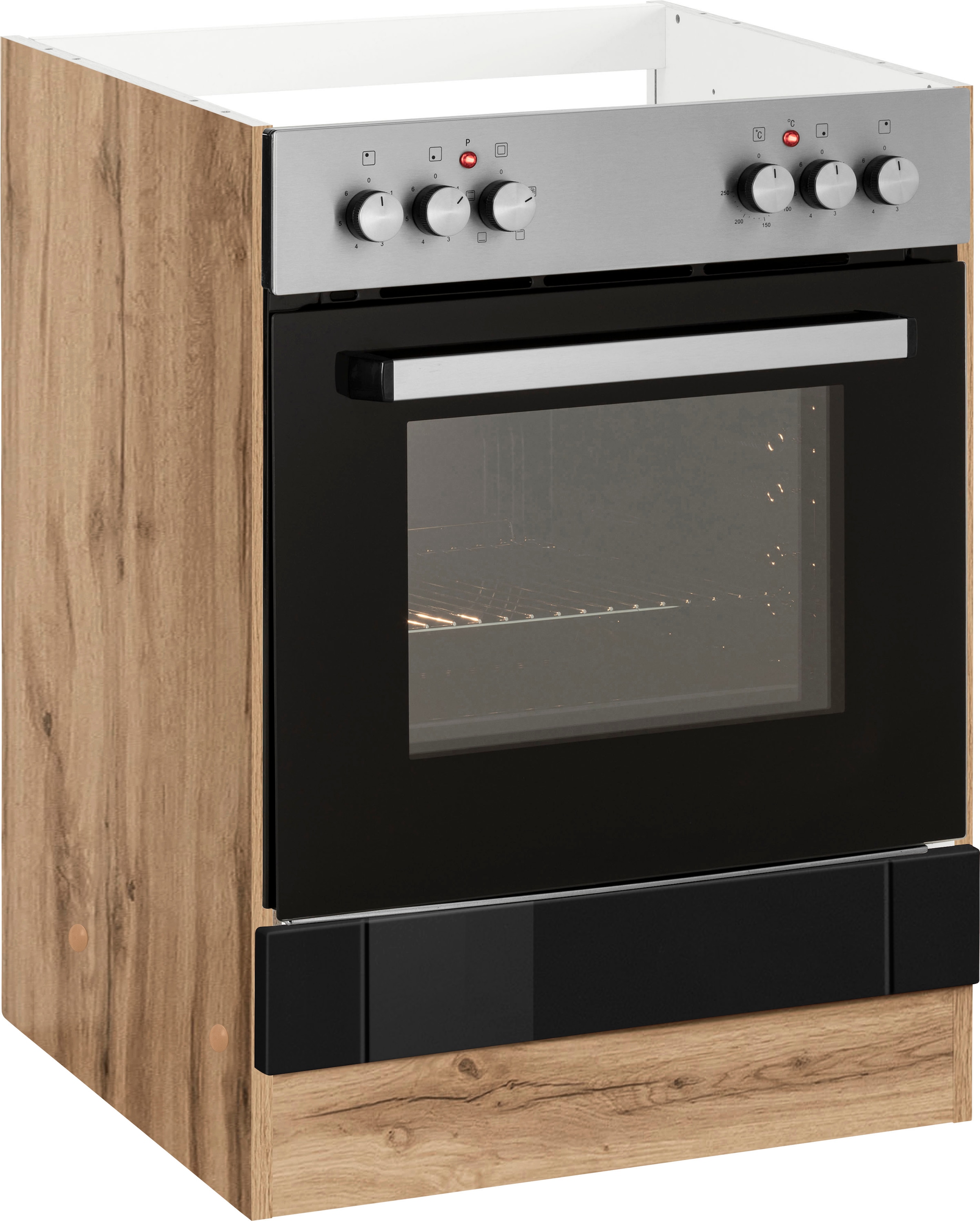 KOCHSTATION Armoire encastrée pour cuisinière »KS-Tinnum« 60 cm de large, pour ensemble de cuisinière