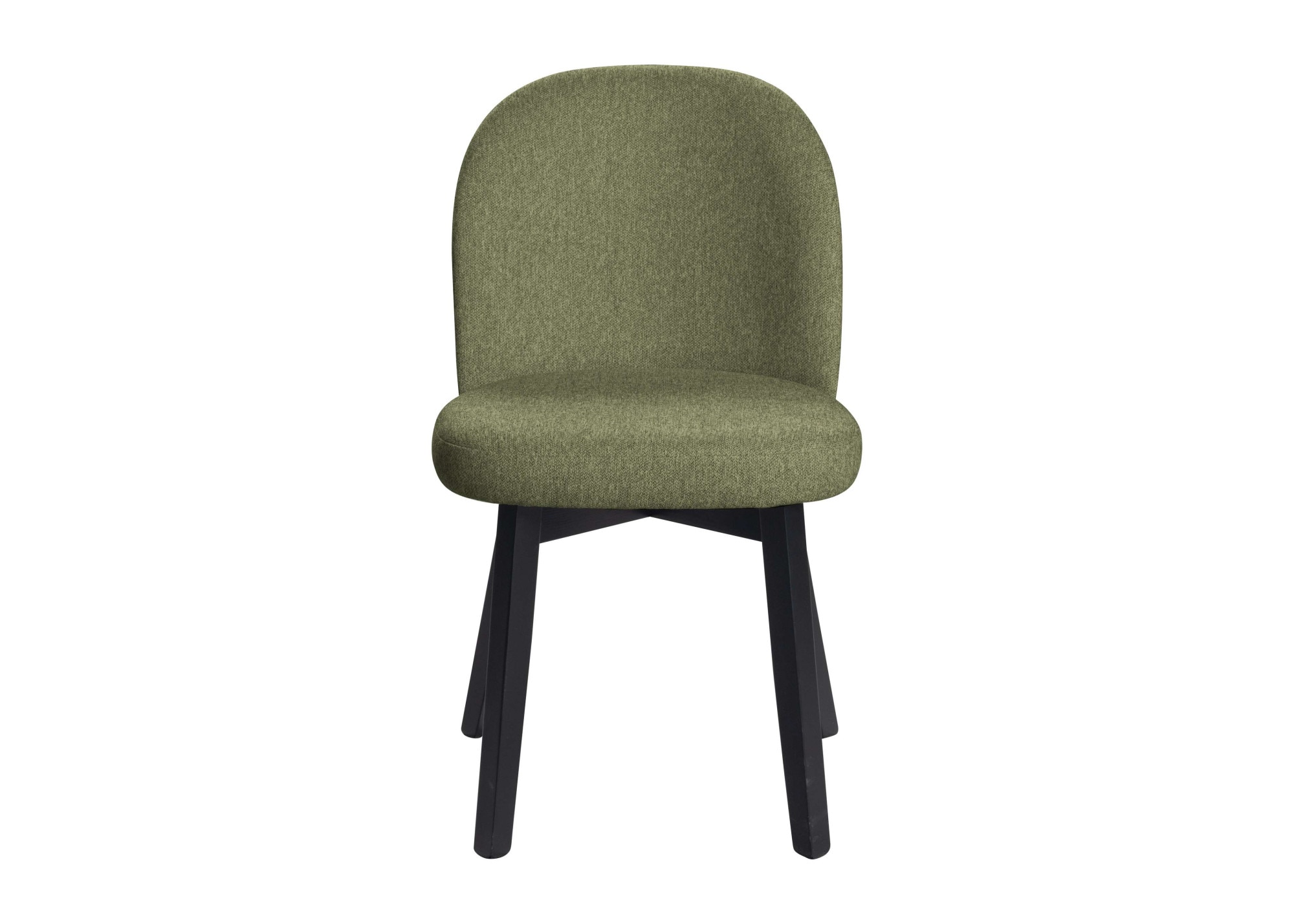 GOODproduct Chaise à 4 pieds »Aretha Esszimmerstuhl, Wohnstuhl, Polsterstuhl, Essstuhl« (Ensemble) 2 cuisschwarz lackiertes Gestell aus massivem Buchenholz, gepolstertert