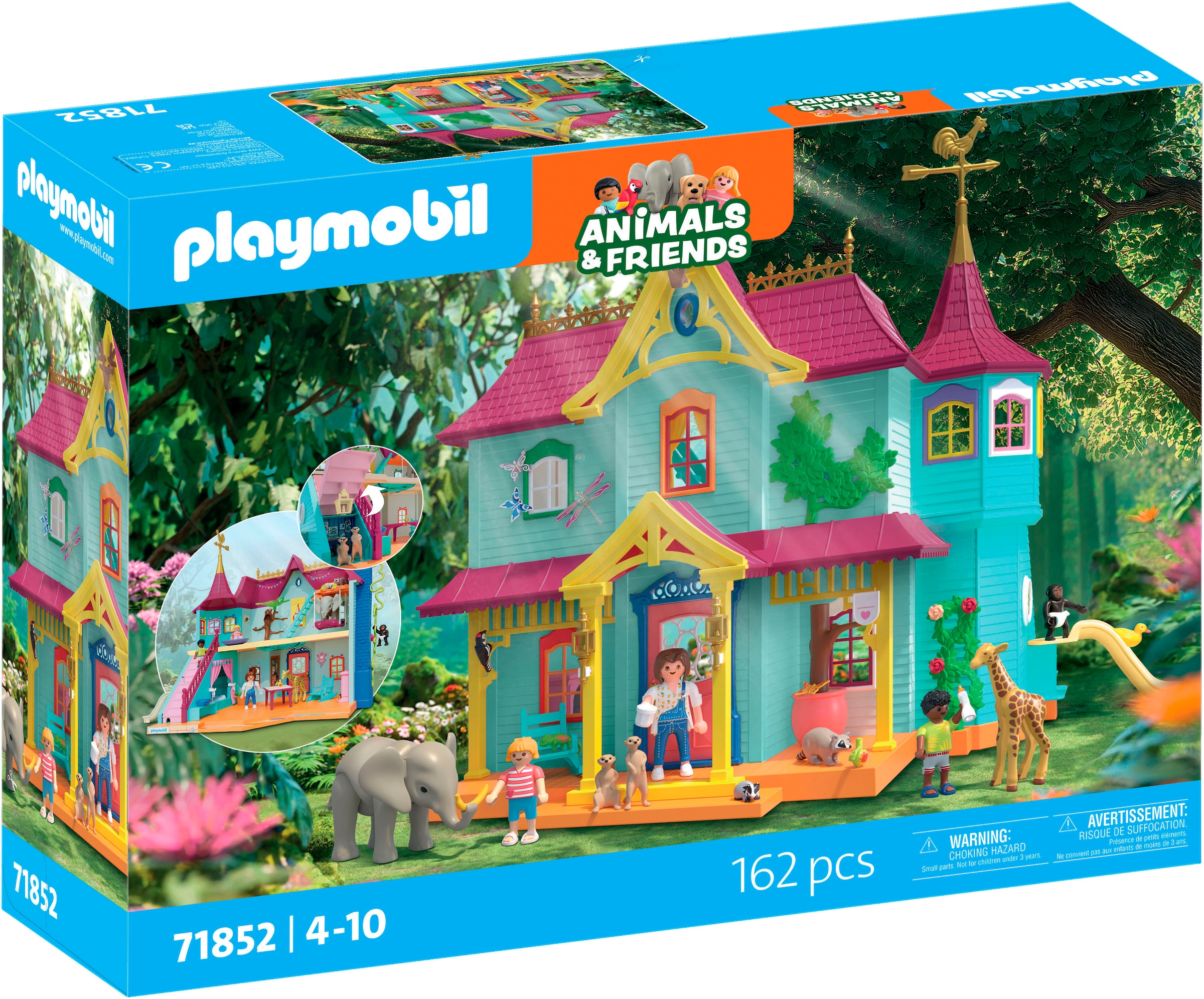 Playmobil® Jeu de construction »Kunterbunte Tiervilla (71852), Animals & Friends« Made in Germany