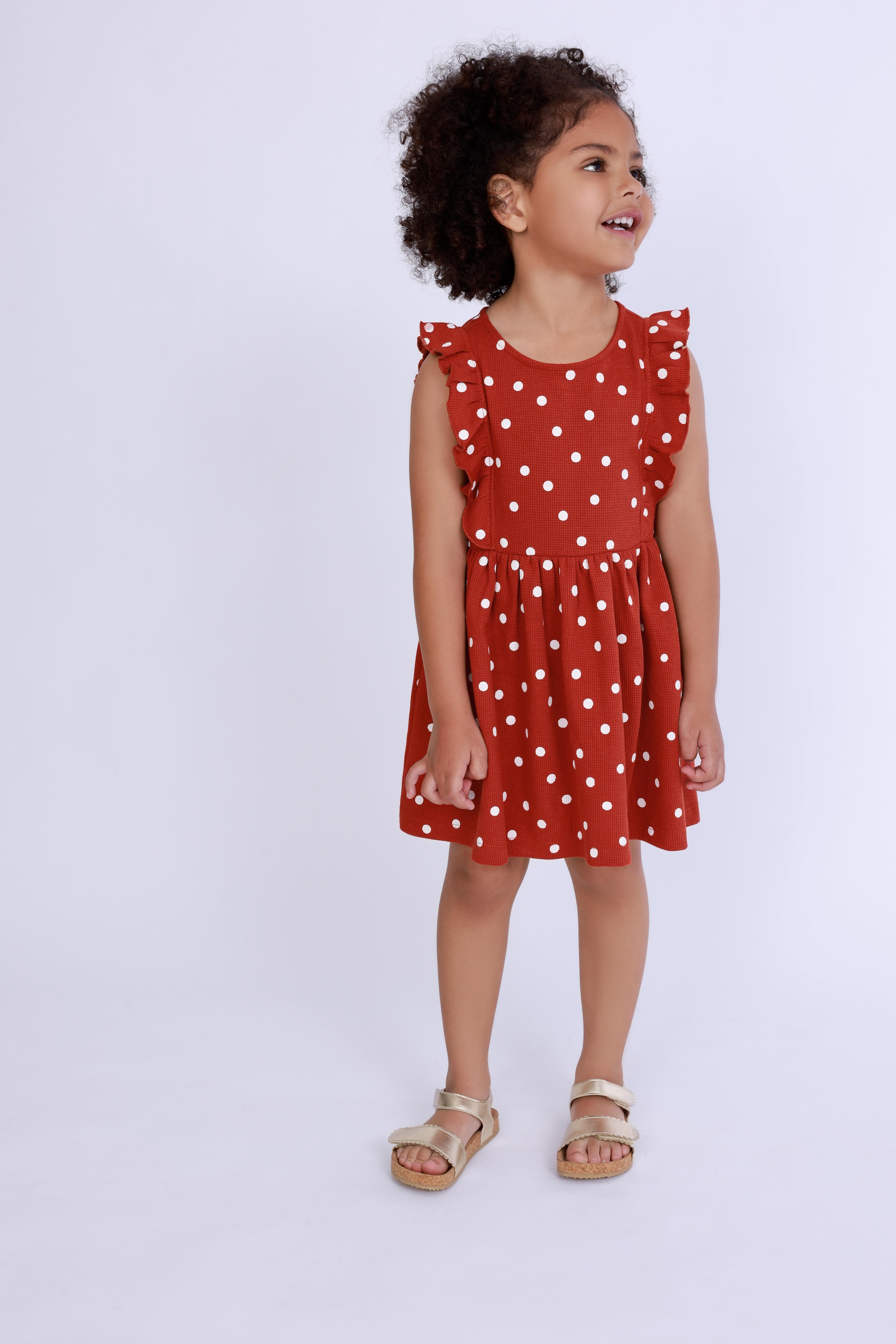 Blue Seven Robe d'été 1 pièces tlg. mit tollen Volants und mit kleiner Knopfleiste im Rücken