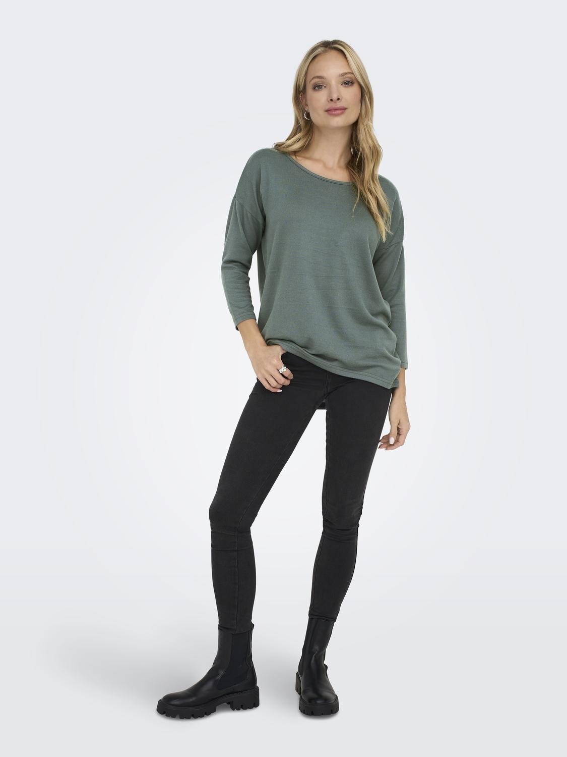 ONLY T-shirt à manches 3/4 »ONLELCOS 4/5 SOLID TOP«