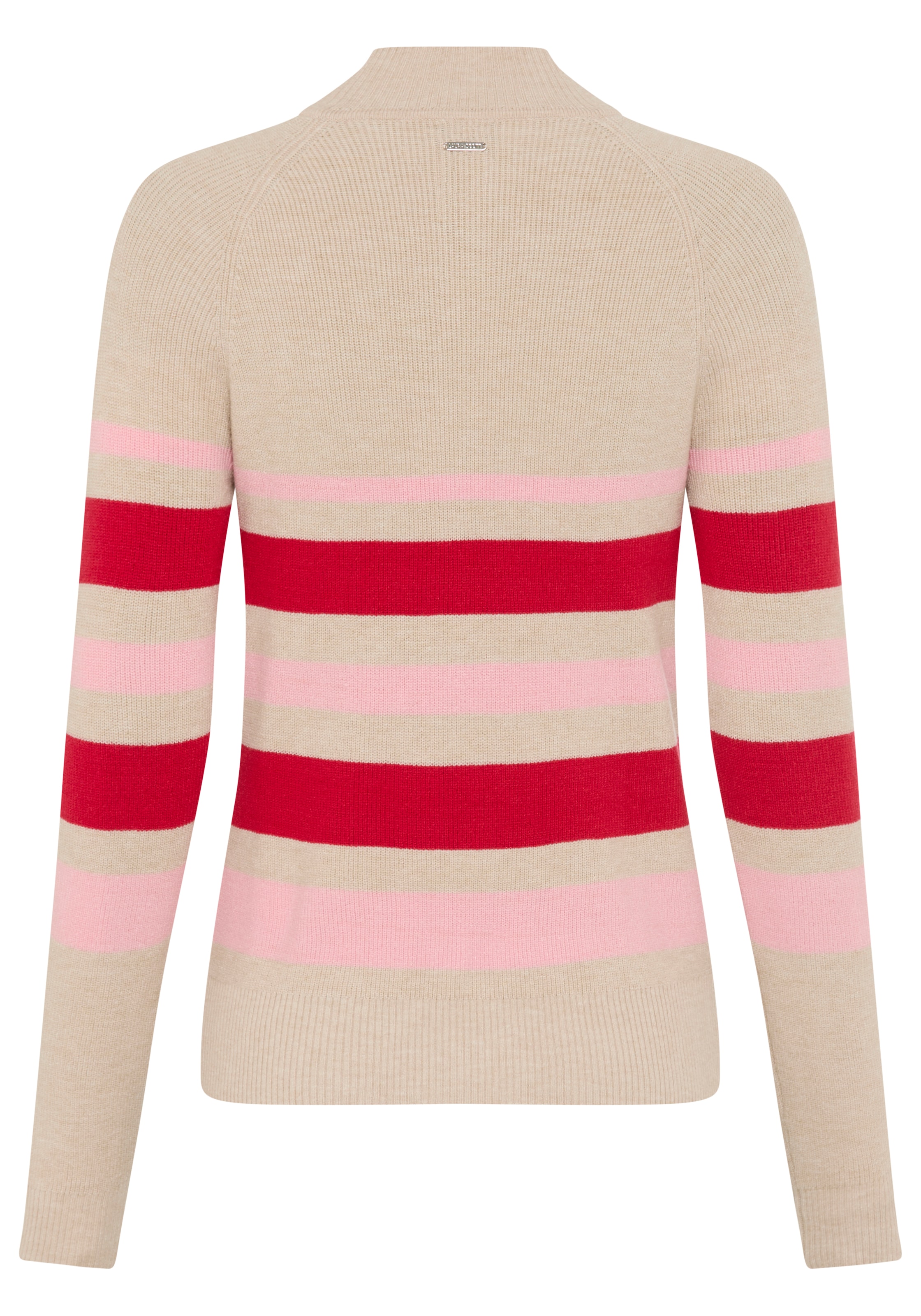 Laura Scott Strickpullover Winterstrick mit trendy Streifendesign und Knöpfen - NEUE KOLLEKTION