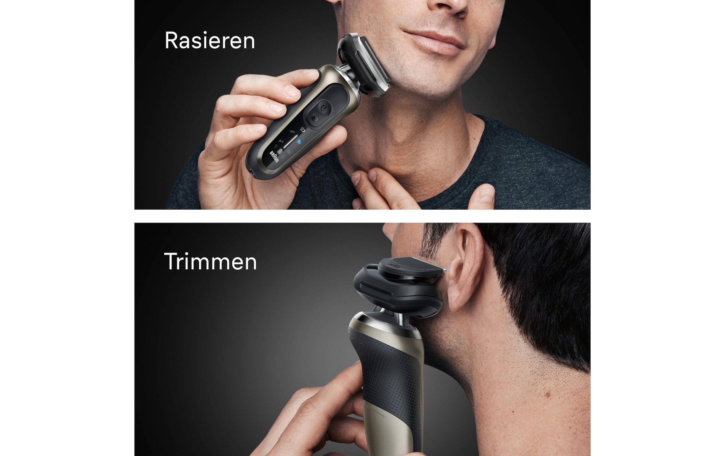 Braun Elektrogesichtshaarentferner »Series 7 72-C7200cc« Reinigungsstation