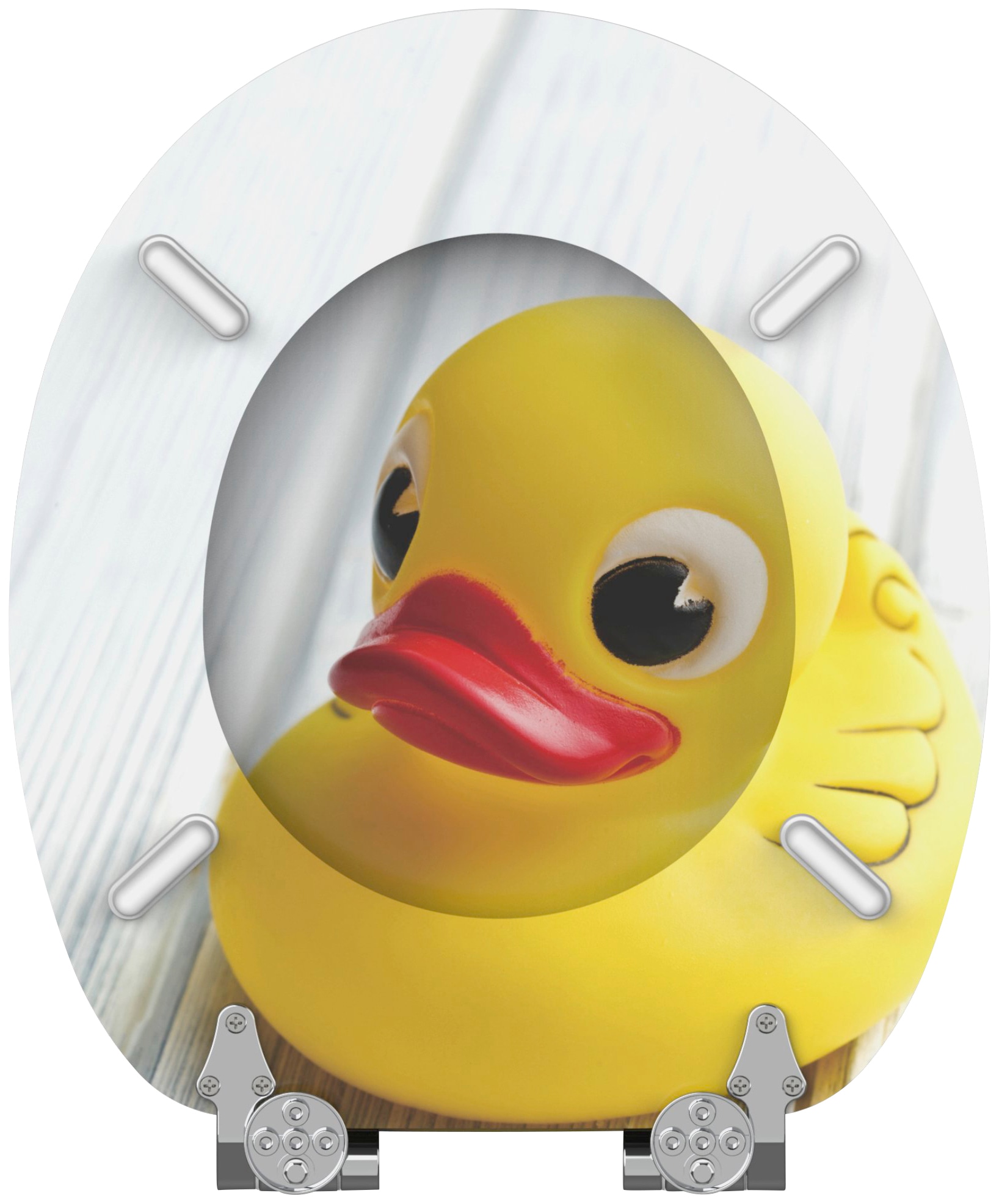 Sanilo Siège de WC »Quietscheente« mit Absenkautomatik