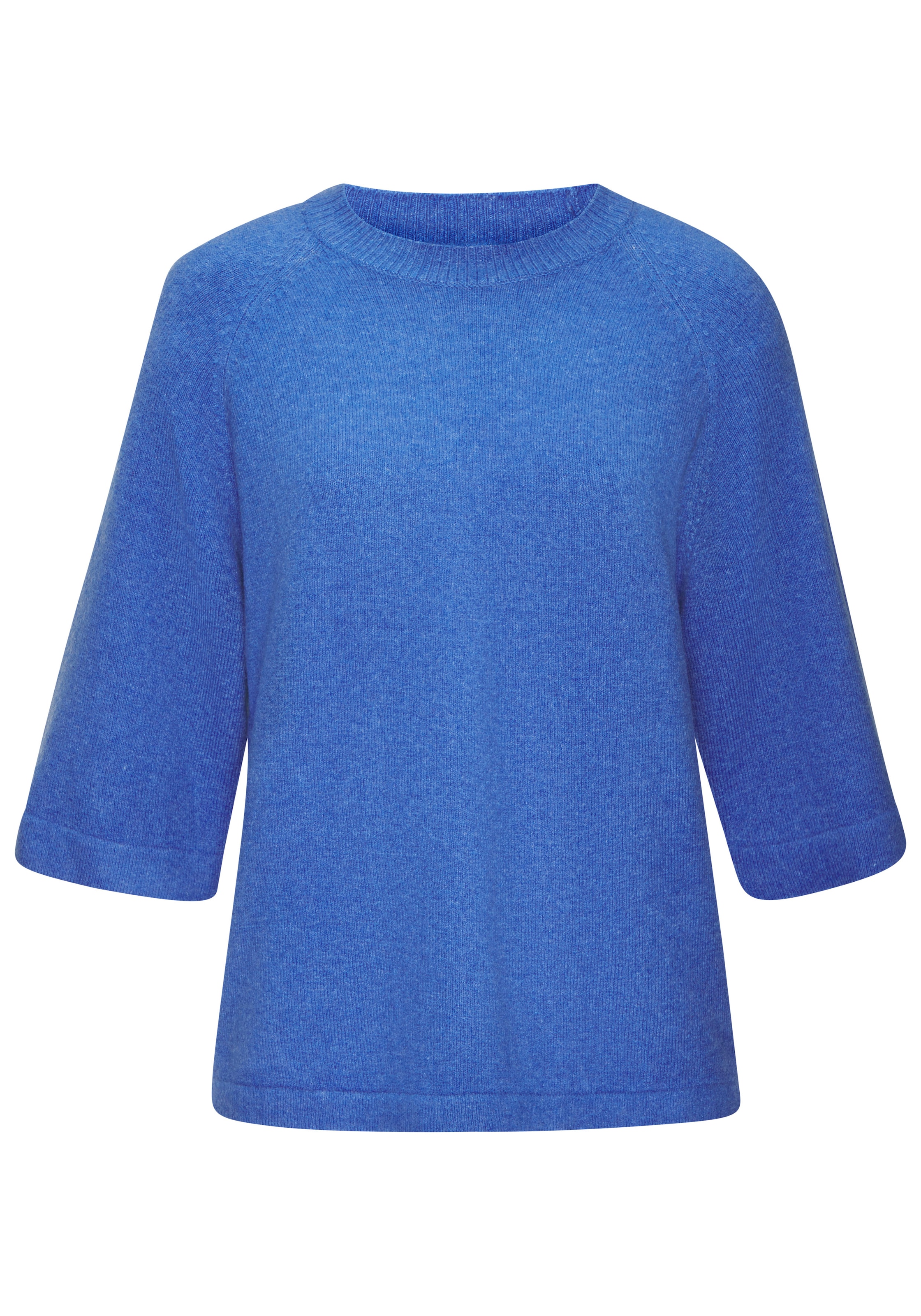 Vivance Kurzarmpullover mit weiten Ärmeln, lockere Passform, Strickpullover, Basic, casual