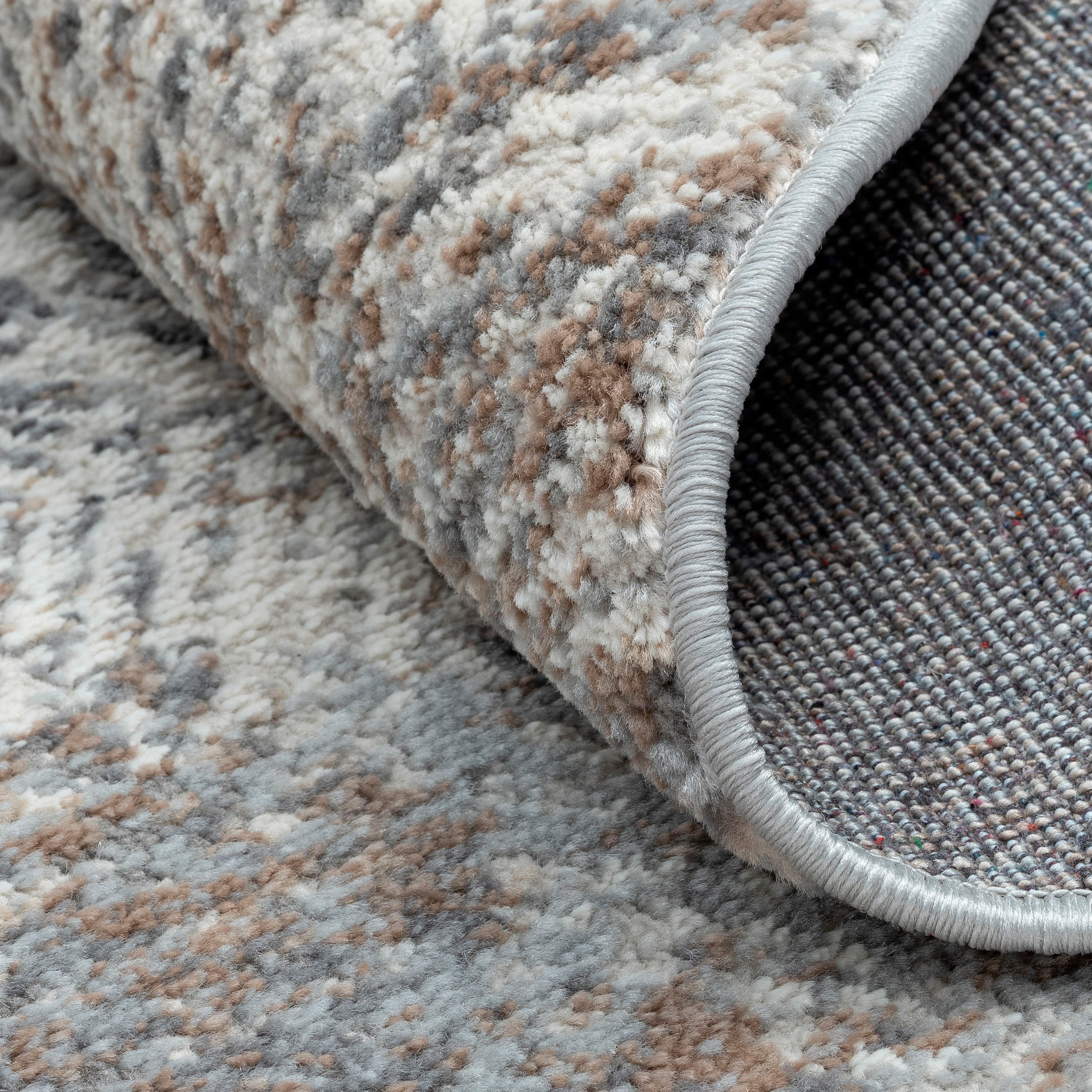 GOODproduct Tapis »Micah« Rond 8 mm Höhe Kurzflor, modernes Design, pflegeleicht, Wohnzimmer