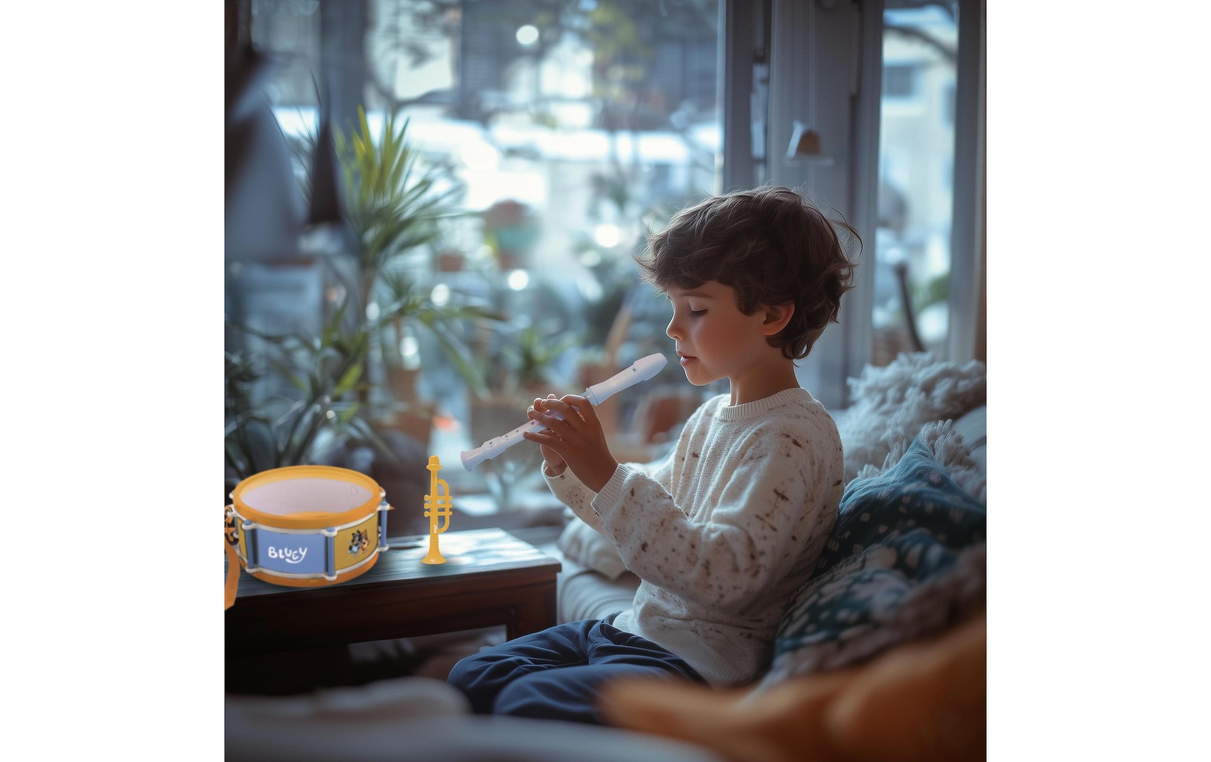 Lexibook® Jouet instrument de musique »Musikset Bluey 7-teilig«