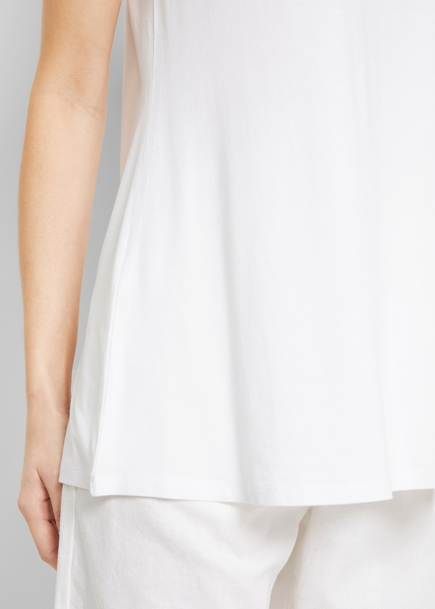 bonprix Haut de chemise Packung, 2 pièces A-Linie, ärmellos, casual Stil, aus Viskose und Elasthan