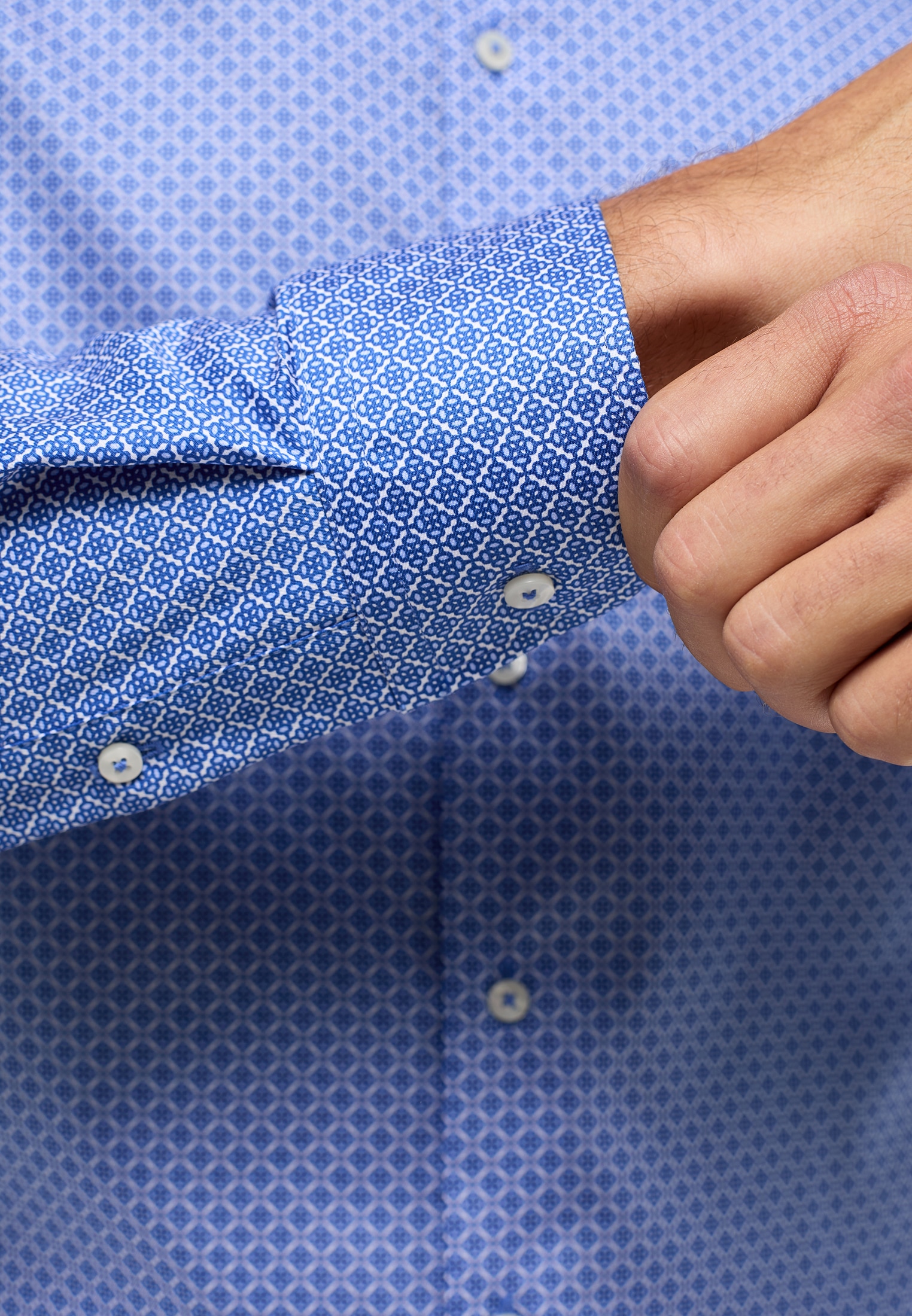Eterna Langarmhemd »SLIM FIT« NON IRON (bügelfrei)