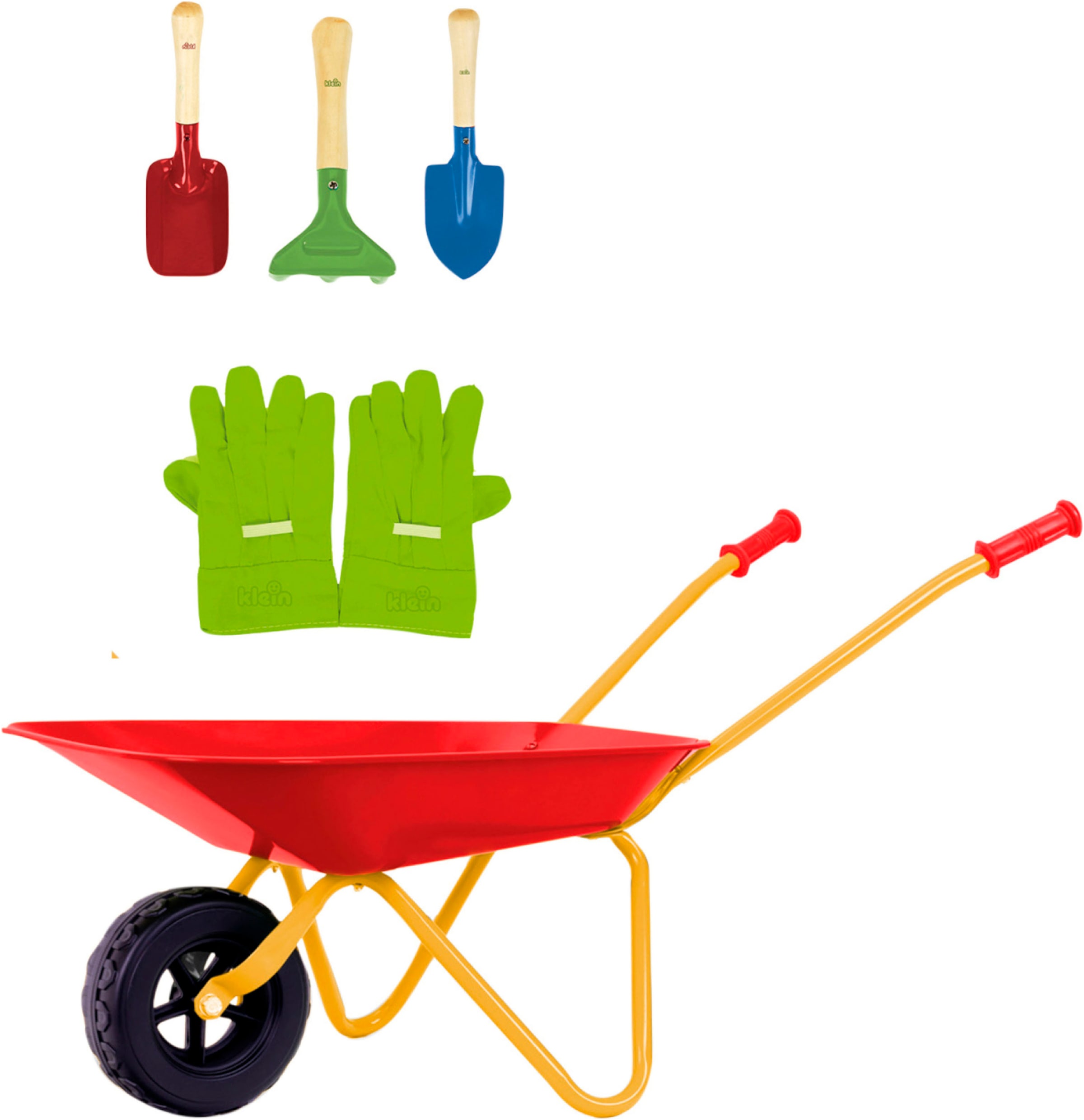 Klein Brouette »Metallschubkarre mit Zubehör« für Kinder, aus Metall