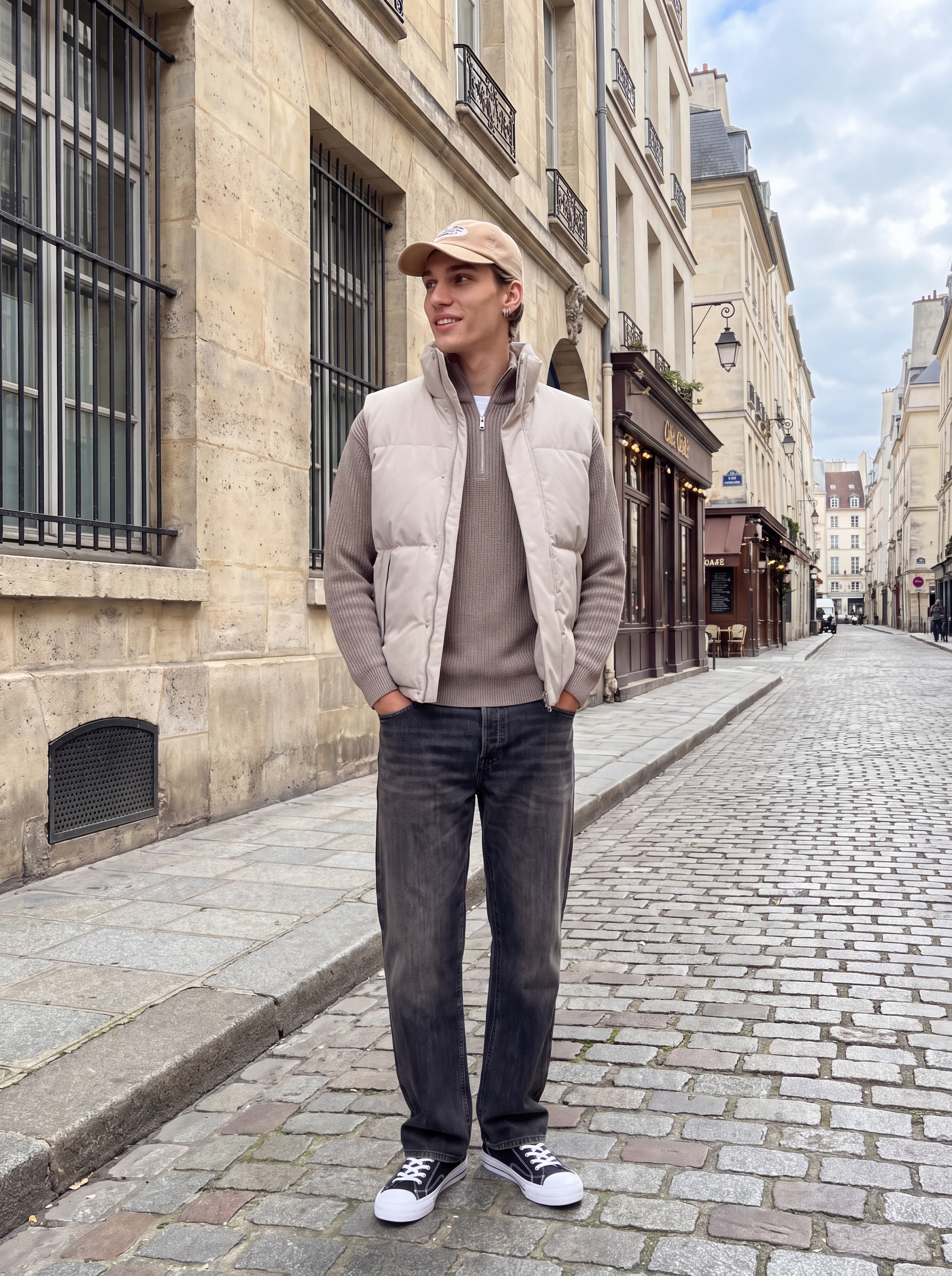 Jack & Jones Gilet matelassé »JJESOHO BODYWARMER AW26 SN« Fibres synthétiques, avec col montant