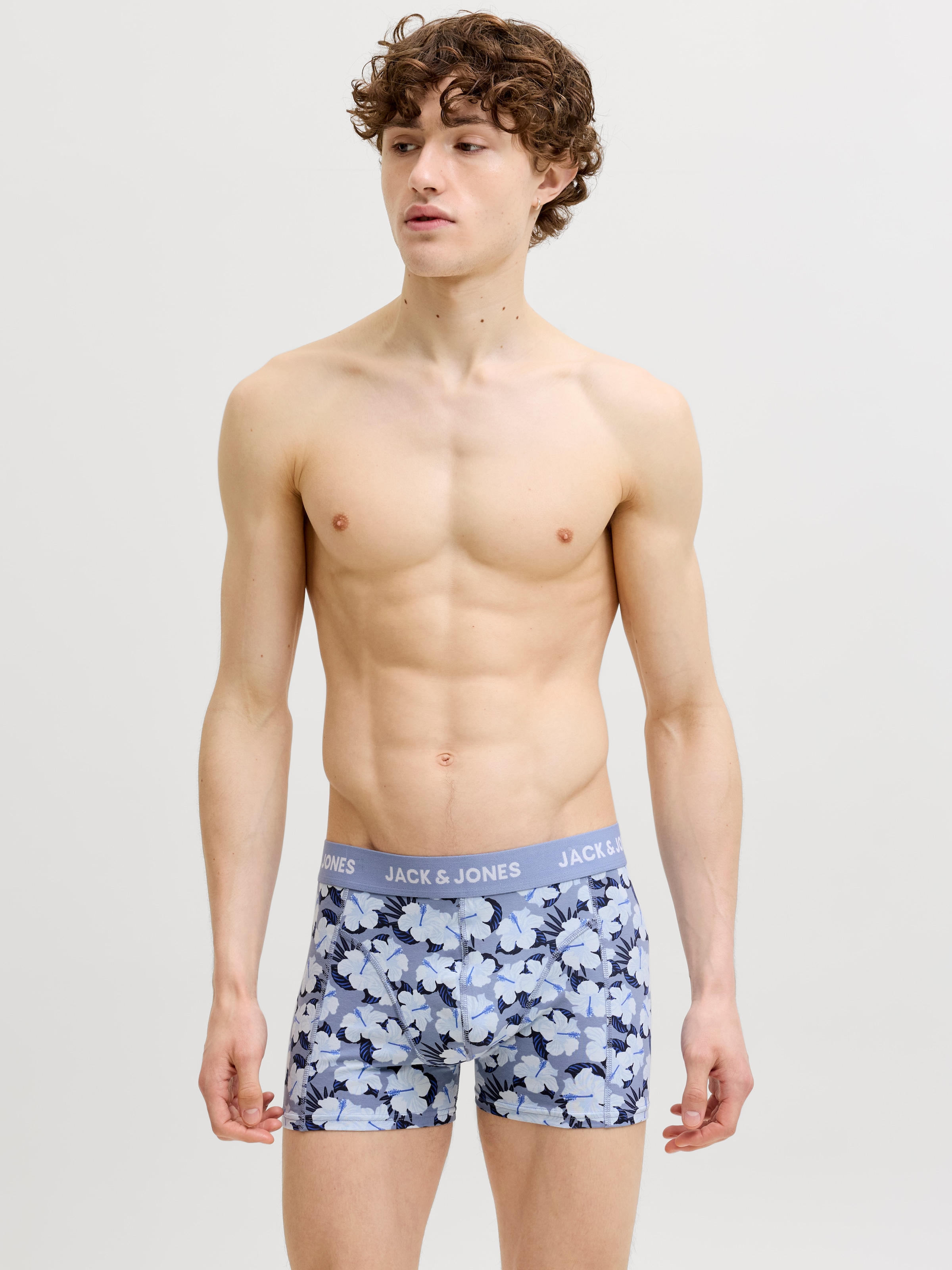 Jack & Jones Tronc »JACBEN TRUNKS 7 PACK STYD« Paquet, 7 cuis Baumwollmischung, elastischer Bund