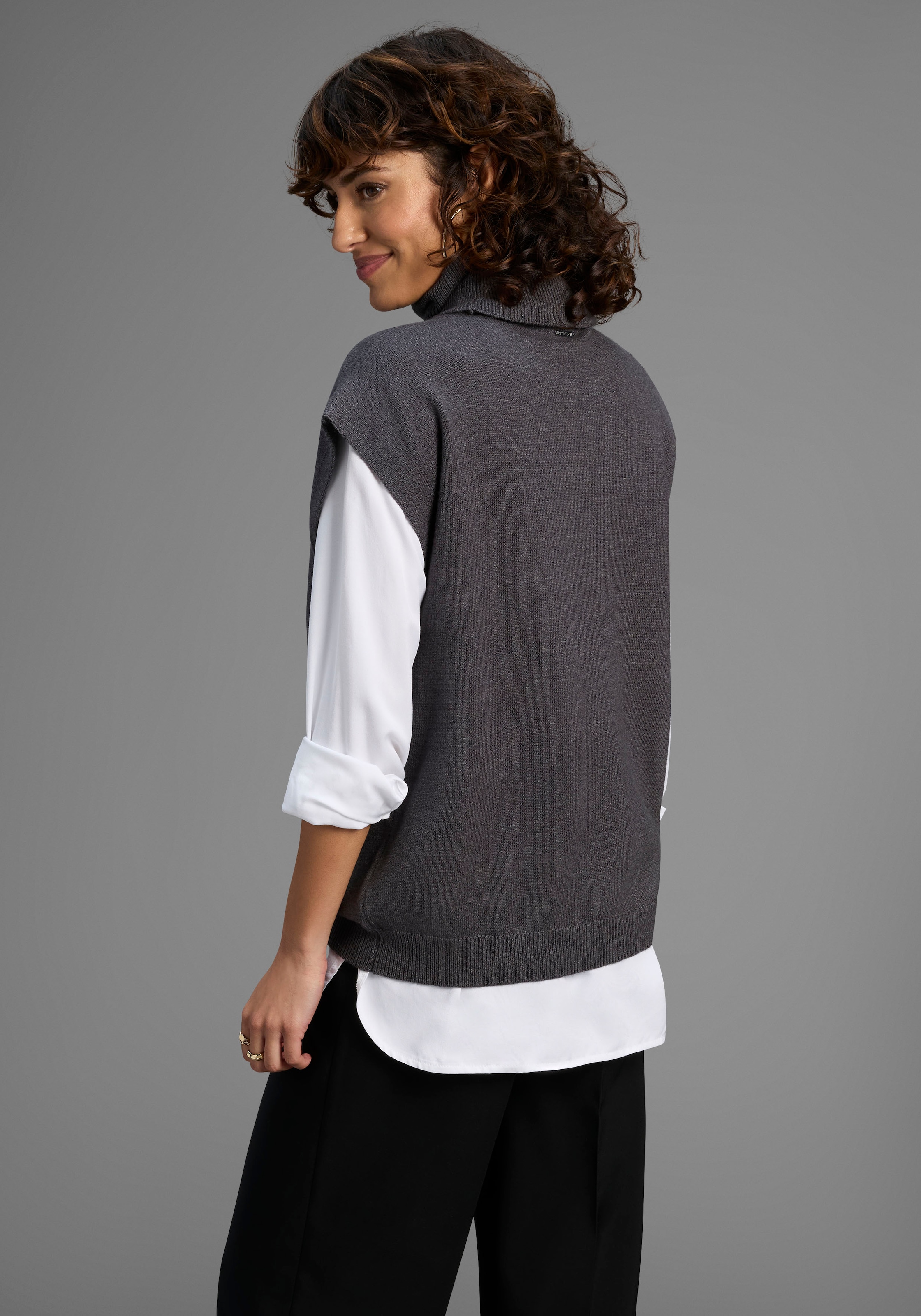 Laura Scott Pull-over softer Übergangsstrick mit Rollkragen - NEUE KOLLEKTION