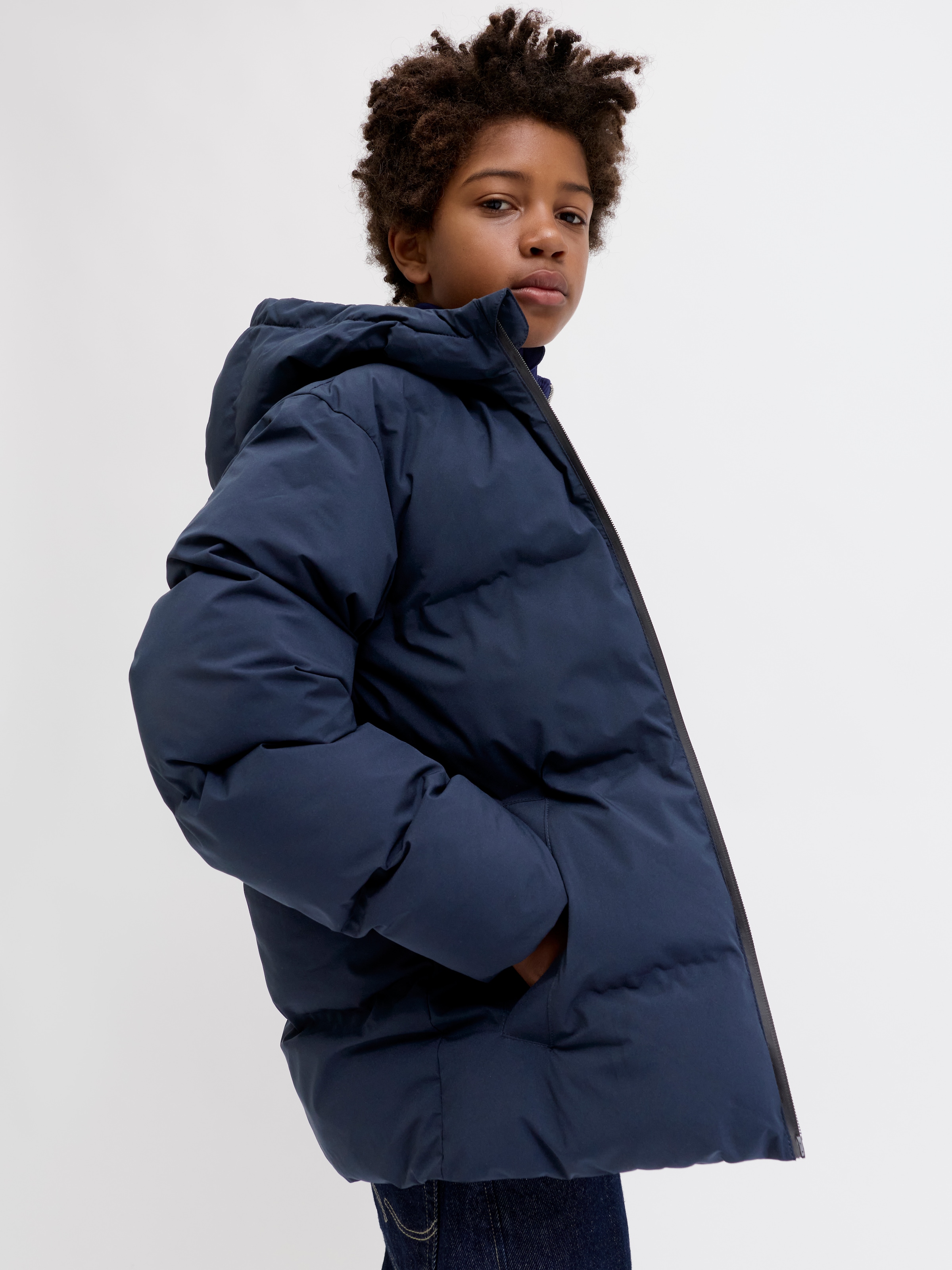 Jack & Jones Junior Veste matelassée »JJKAITO PUFFER JACKET LN JNR« avec capuche