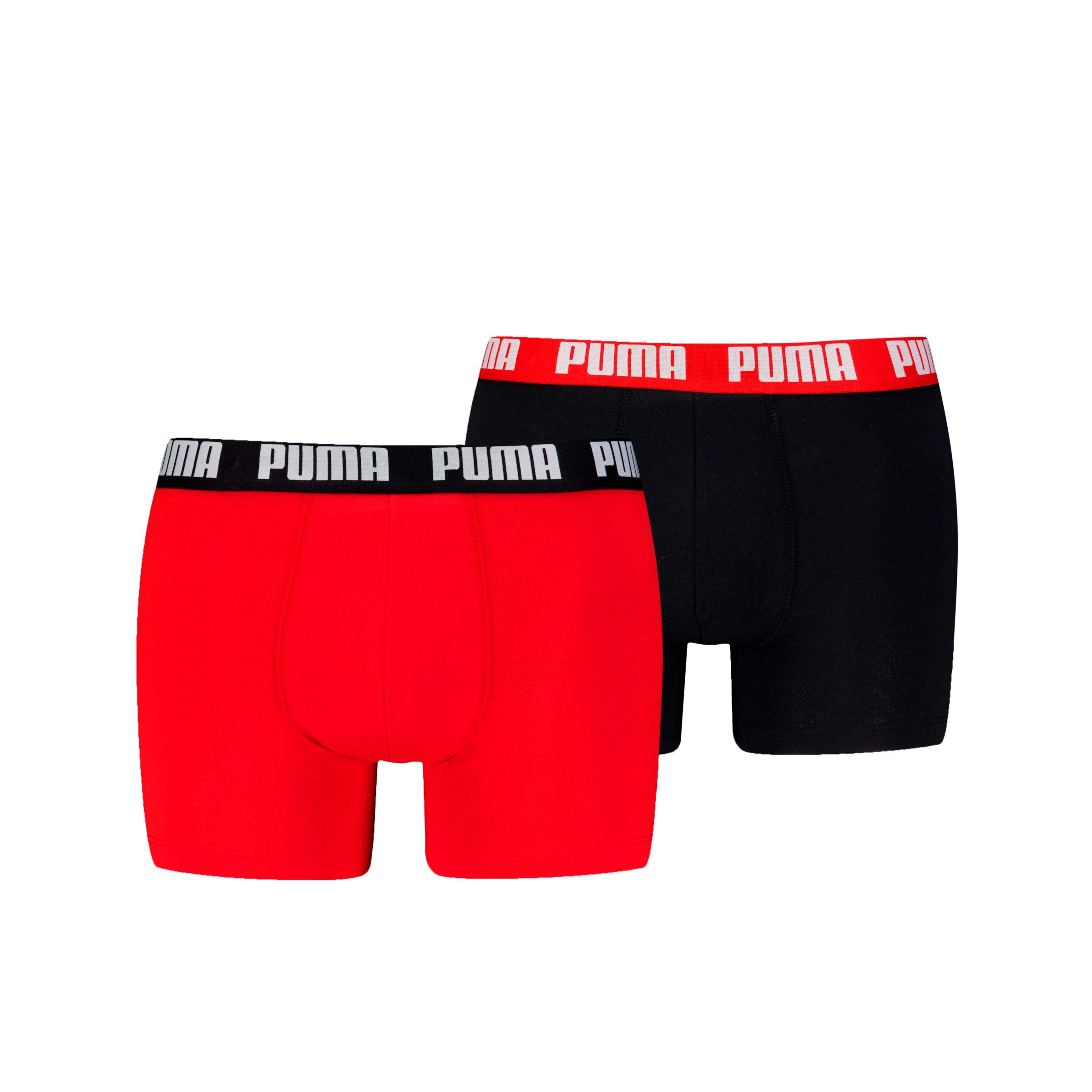 PUMA Boxershorts »PUMA MEN EVERYDAY BASIC BOXERS 2P« Packung,  mit Puma Webbund