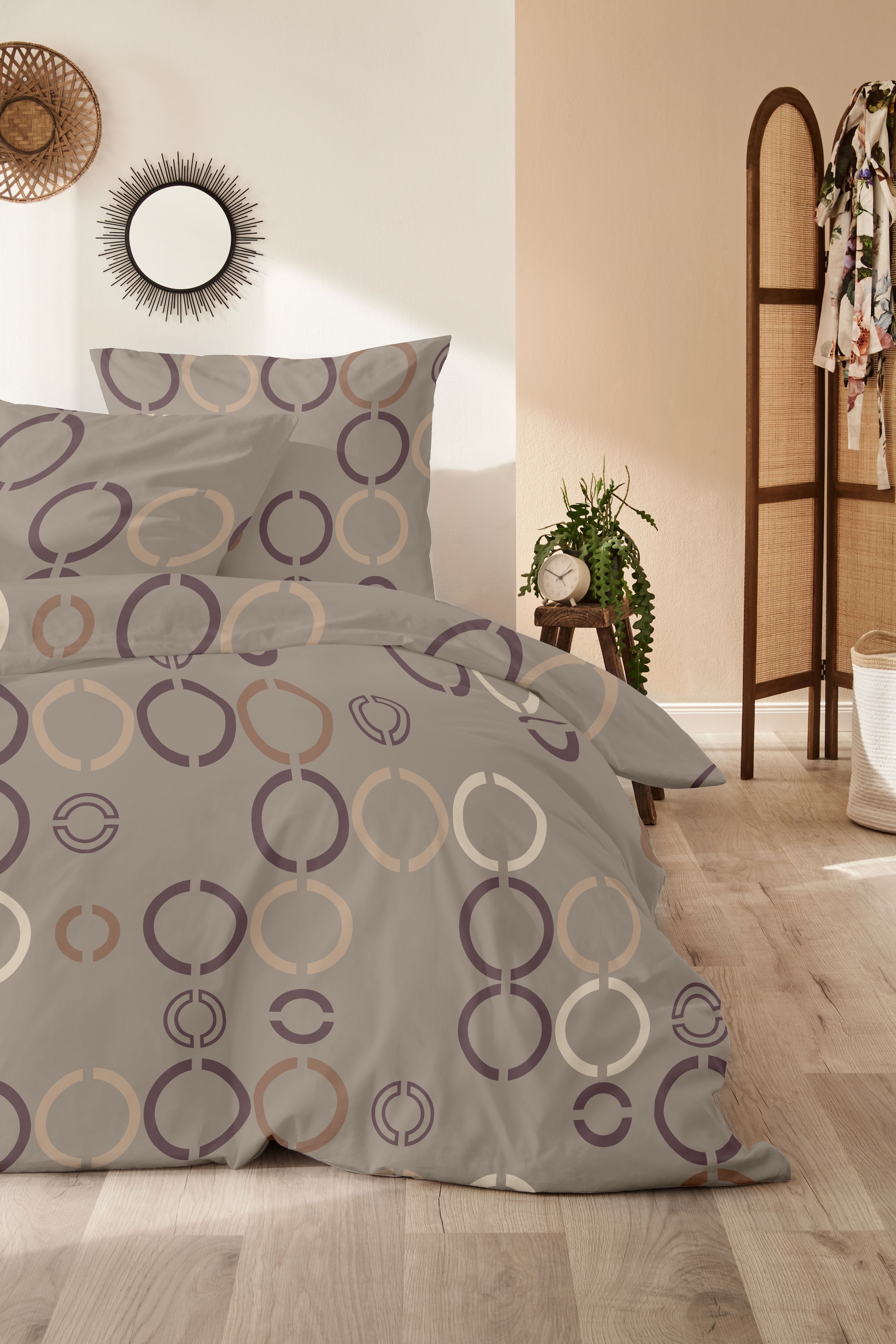 Primera Linge de lit »Kreis« 2 100 % Baumwolle Standard 100 nach Öko-Tex