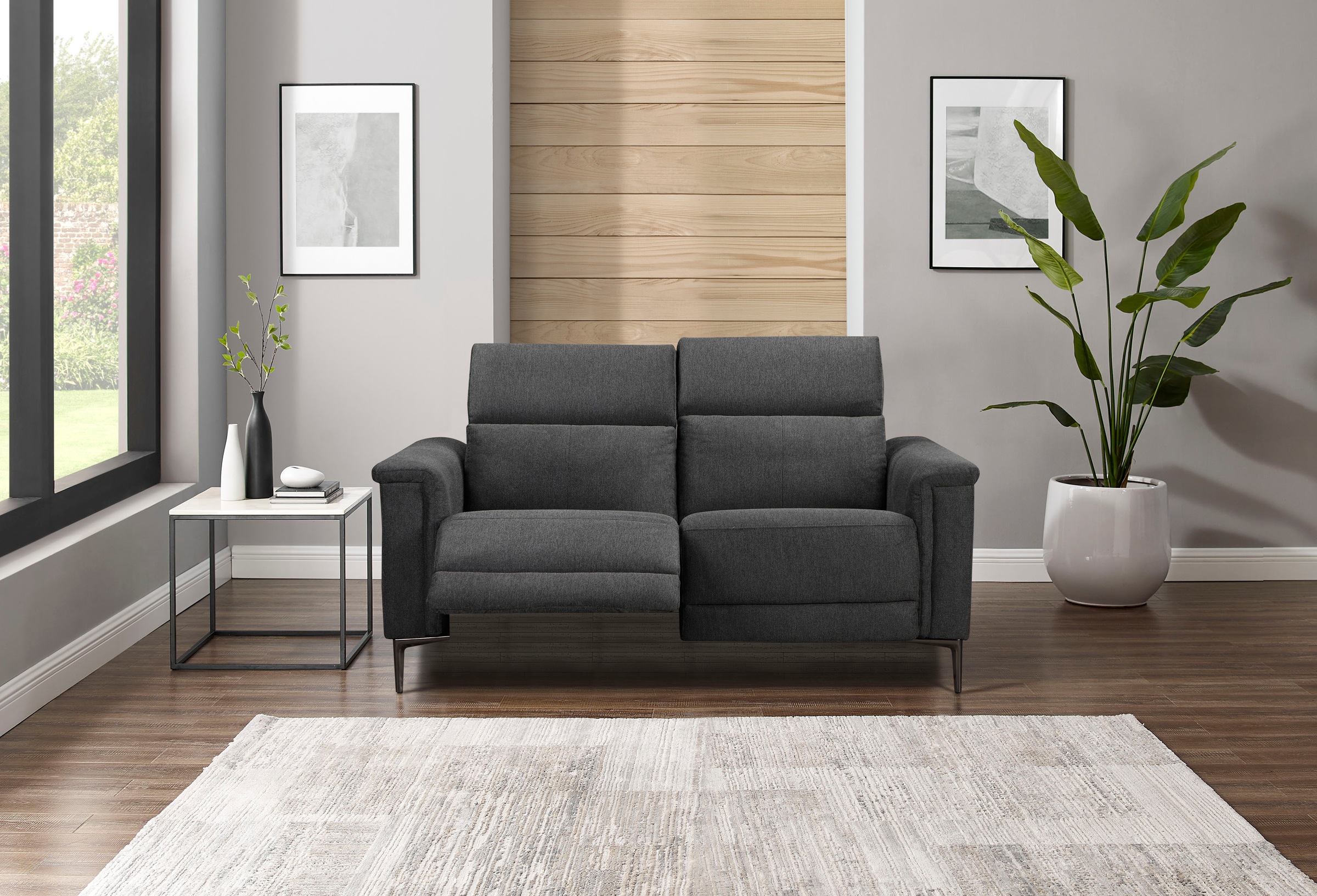 Home affaire 2-places »Lund« manueller od. elektrischer Relaxfunktion und USB-C,