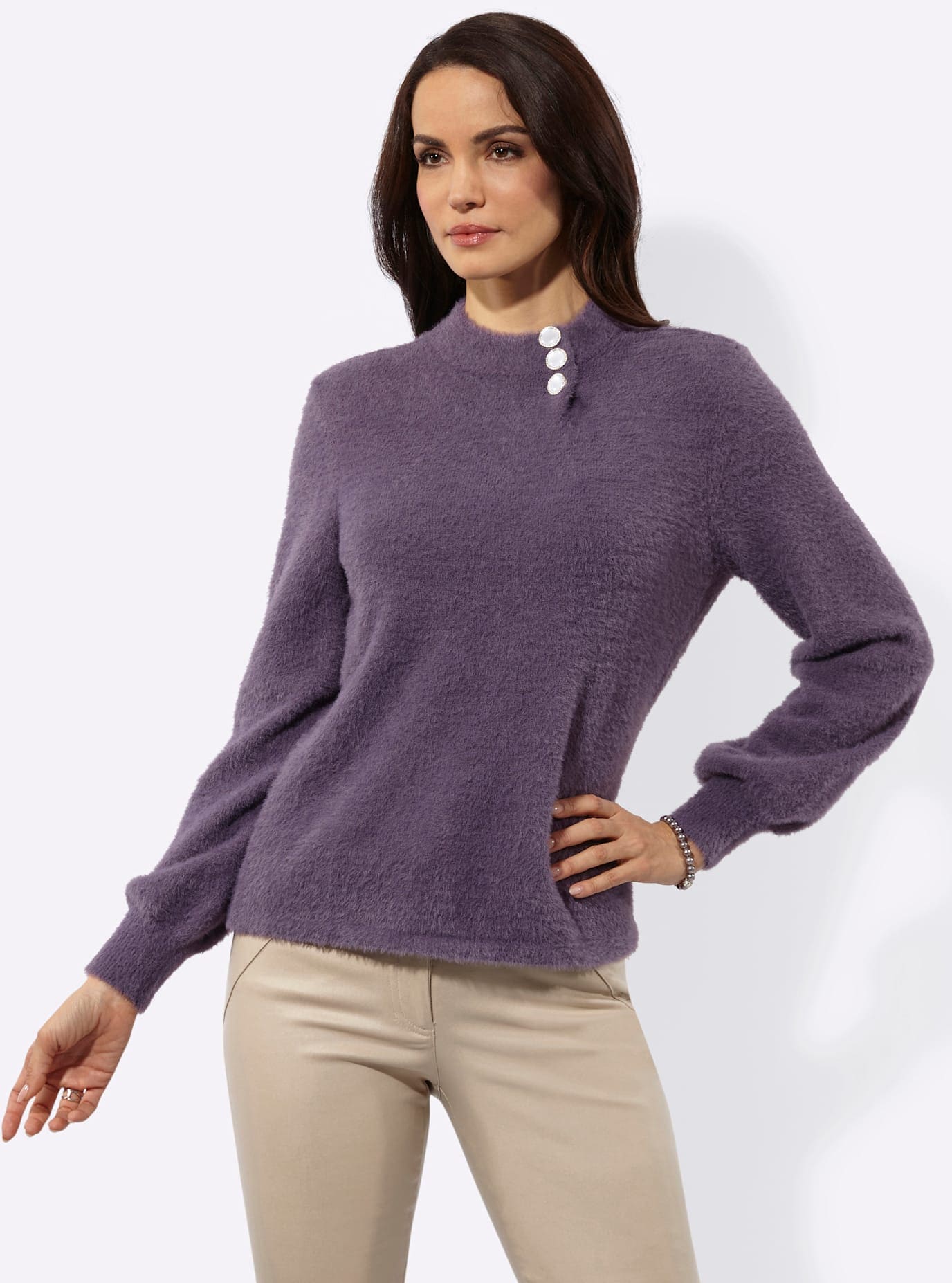 creation L Pull à col montant »Pullover«