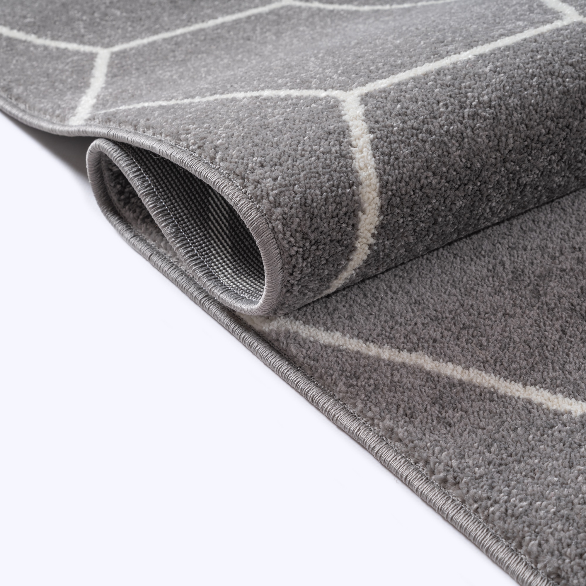 Sanat Teppich »Trellis , auch als Läufer und Rund« rechteckig 10 mm Höhe Kurzflor, skandi, boho, grosse Farbauswahl, alle Räume