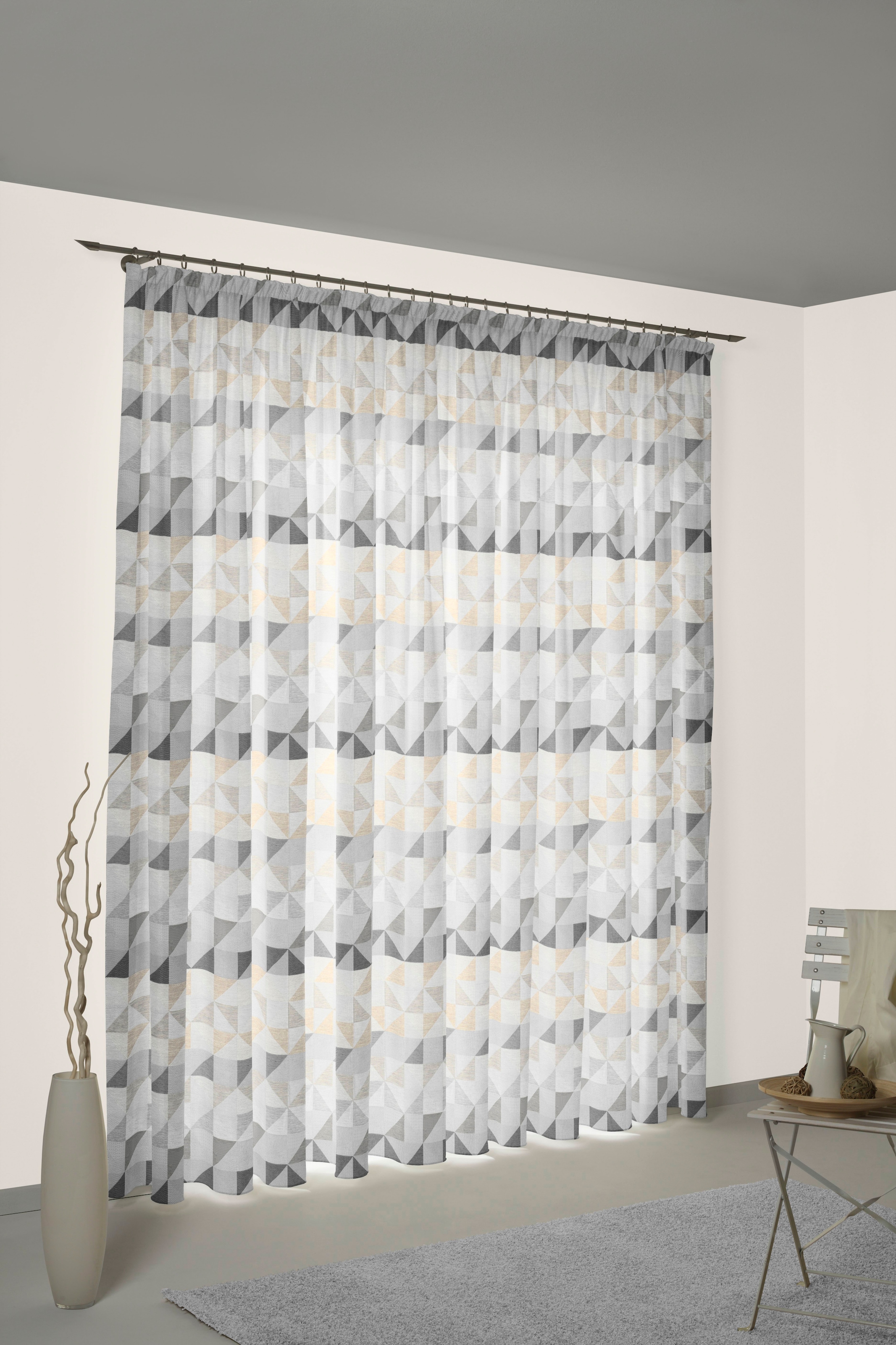 Wirth Vorhang »Berlare« Kräuselband 1 Stk. tlg. nach Mass