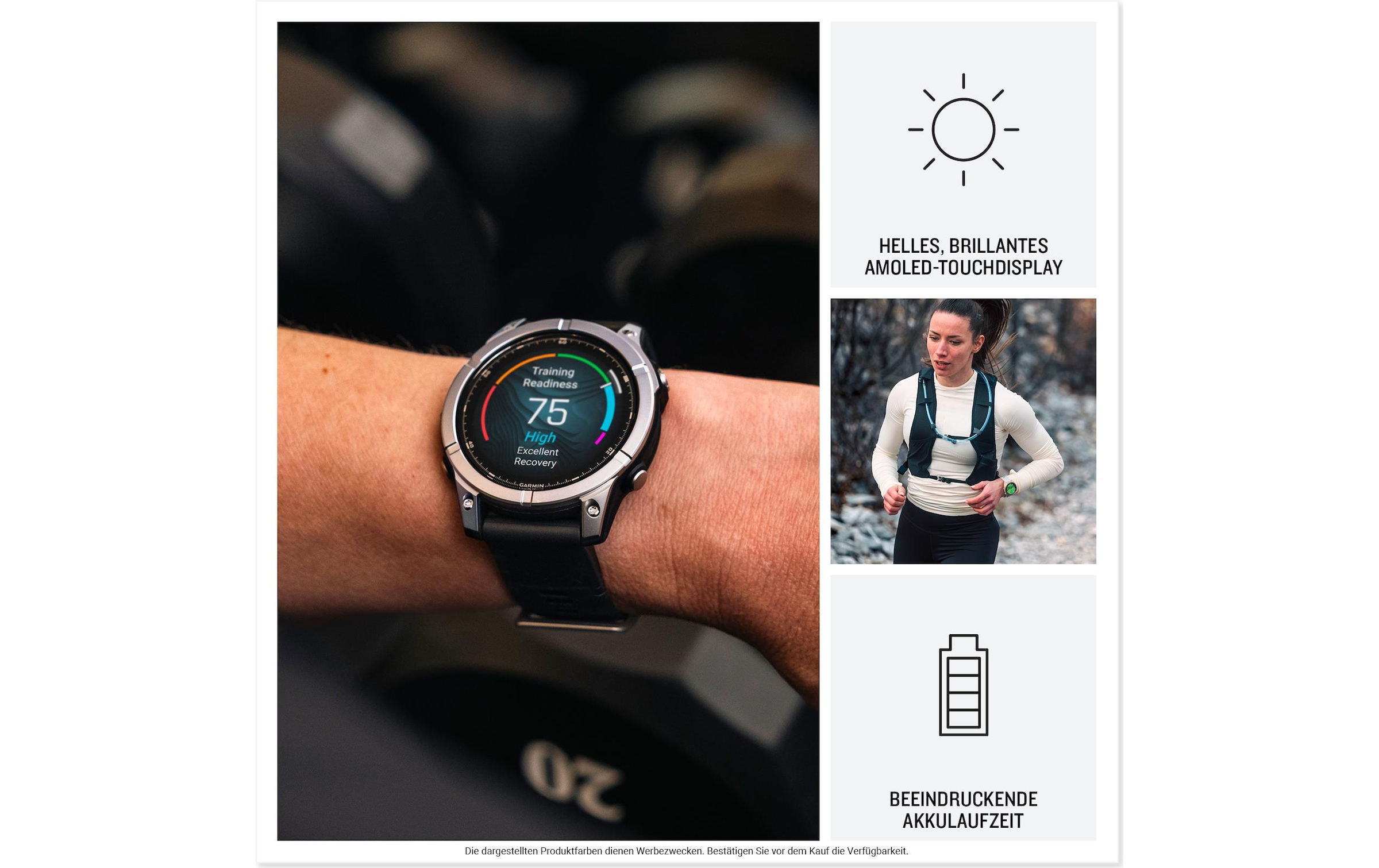 Garmin Smartwatch »Fenix E«(/ 1,3 ″)