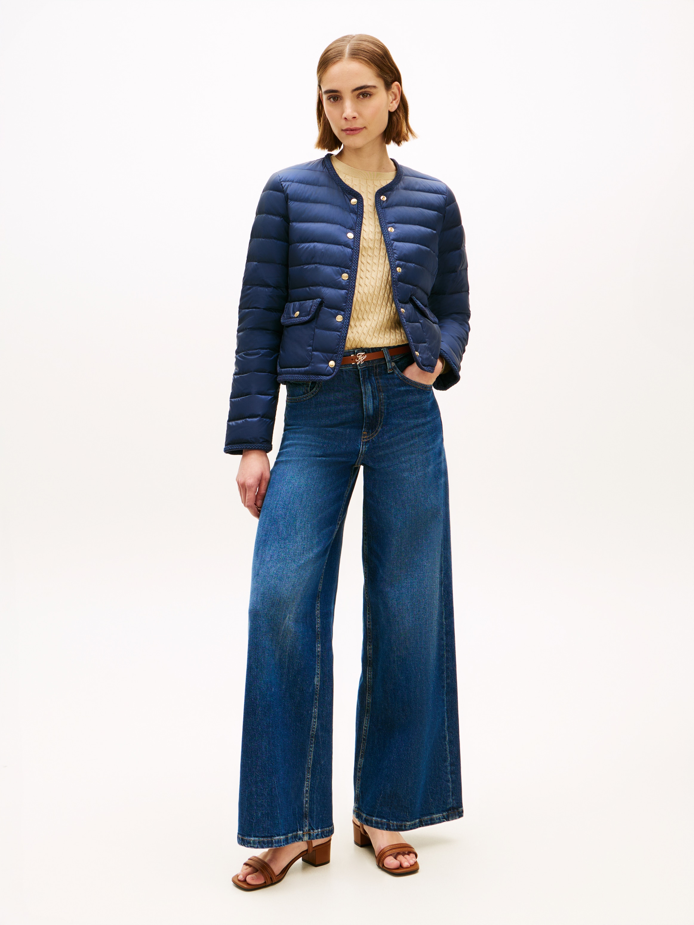 Tommy Hilfiger Veste matelassée »FEMININE LW DOWN JACKET« mit aufgesetzten Taschen