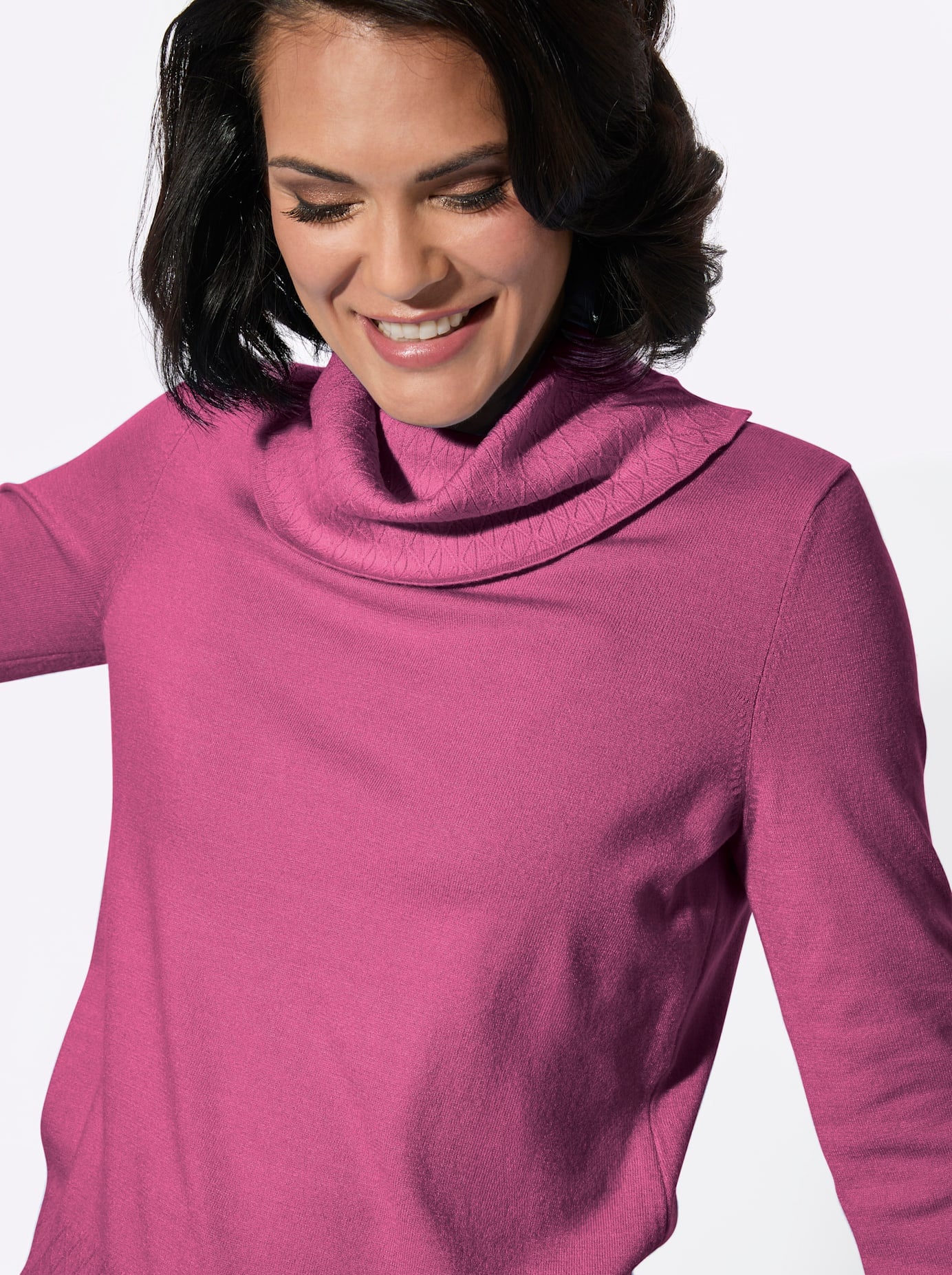 Casual Looks Pull à col roulé »Rollkragen-Pullover«