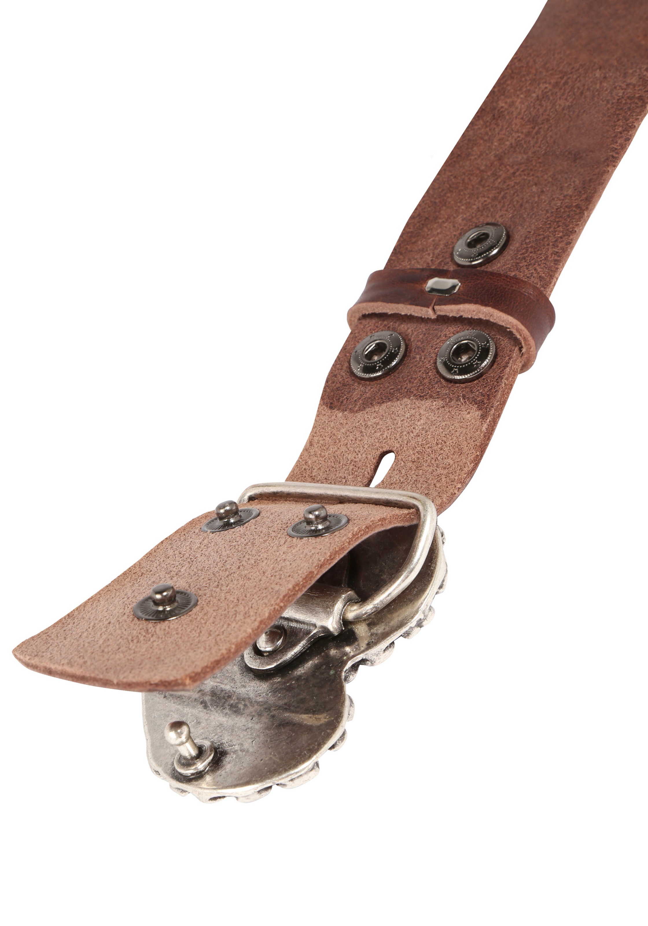 RETTUNGSRING by showroom 019° Ceinture en cuir mit austauschbarer Schliesse »Felswand Rosenherz Komplett«